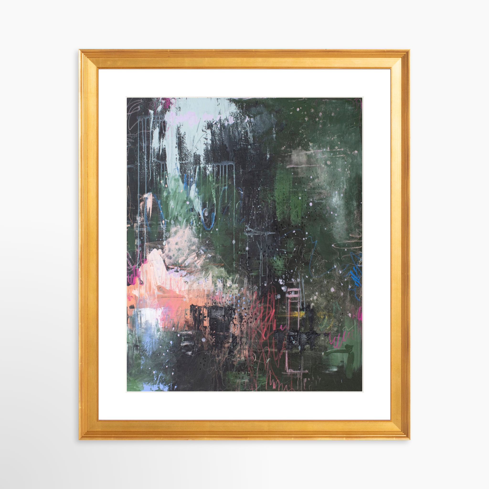 24x30 / Certificate Gold Frame + White Mat