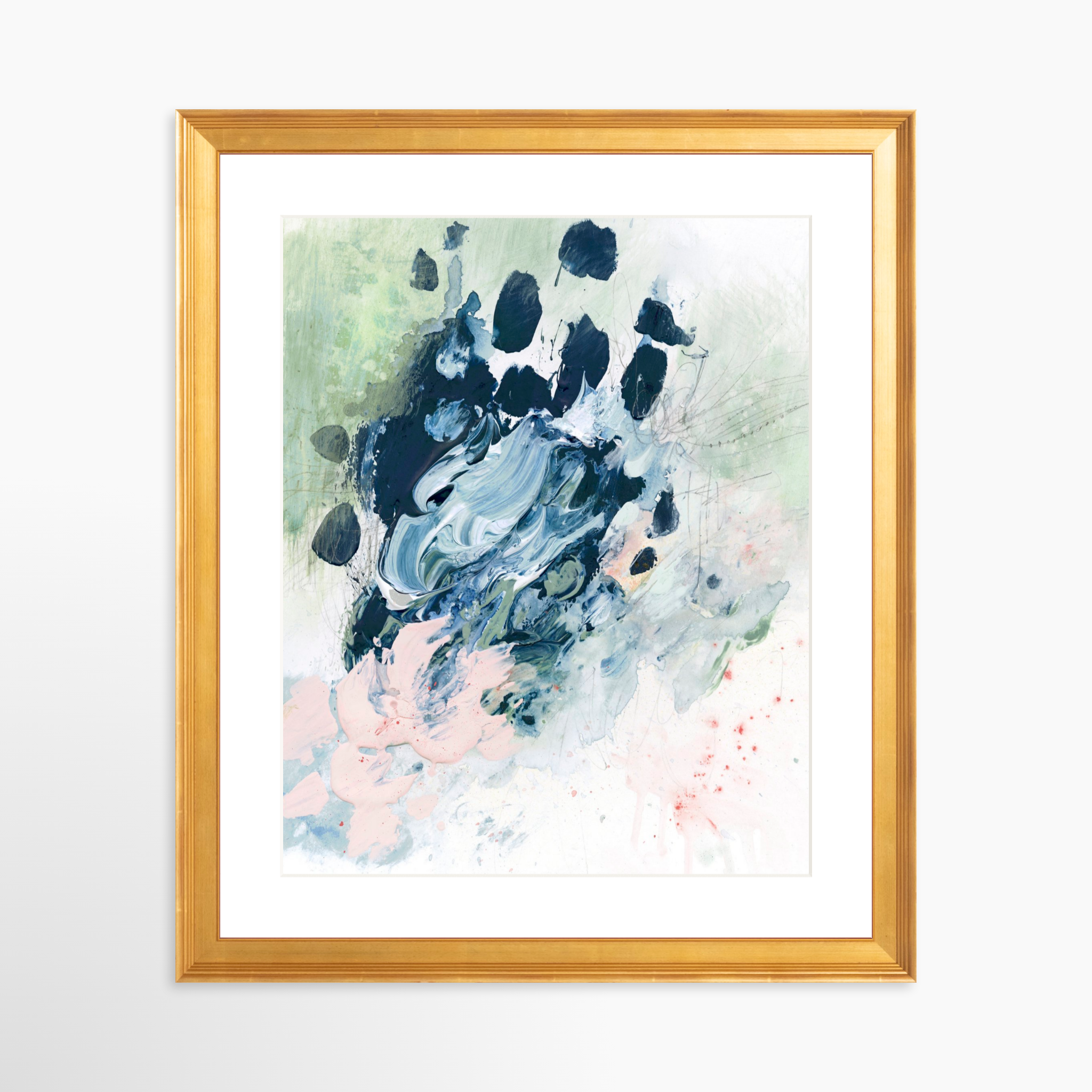 24x30 / Certificate Gold Frame + White Mat