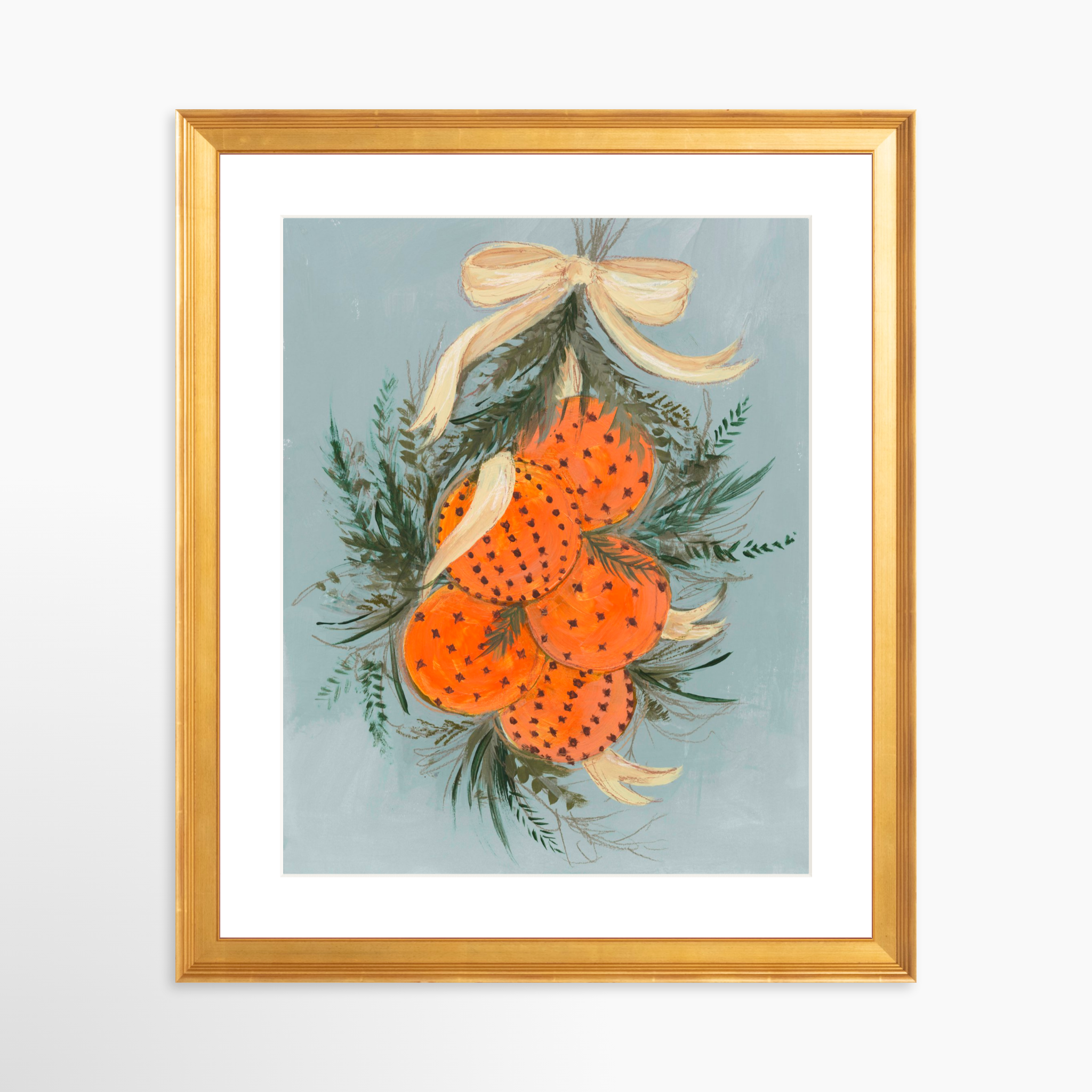 24x30 / Certificate Gold Frame + White Mat