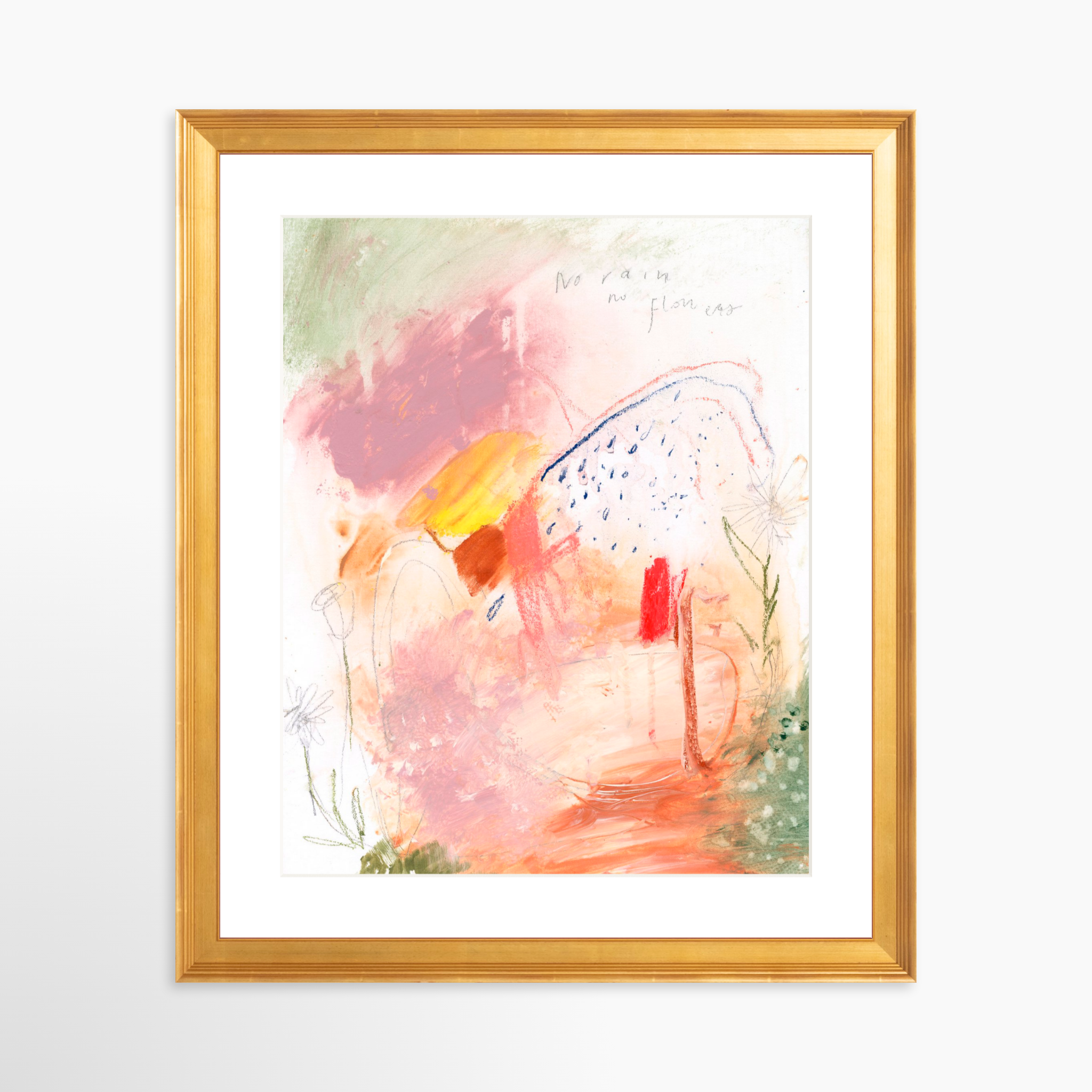 24x30 / Certificate Gold Frame + White Mat