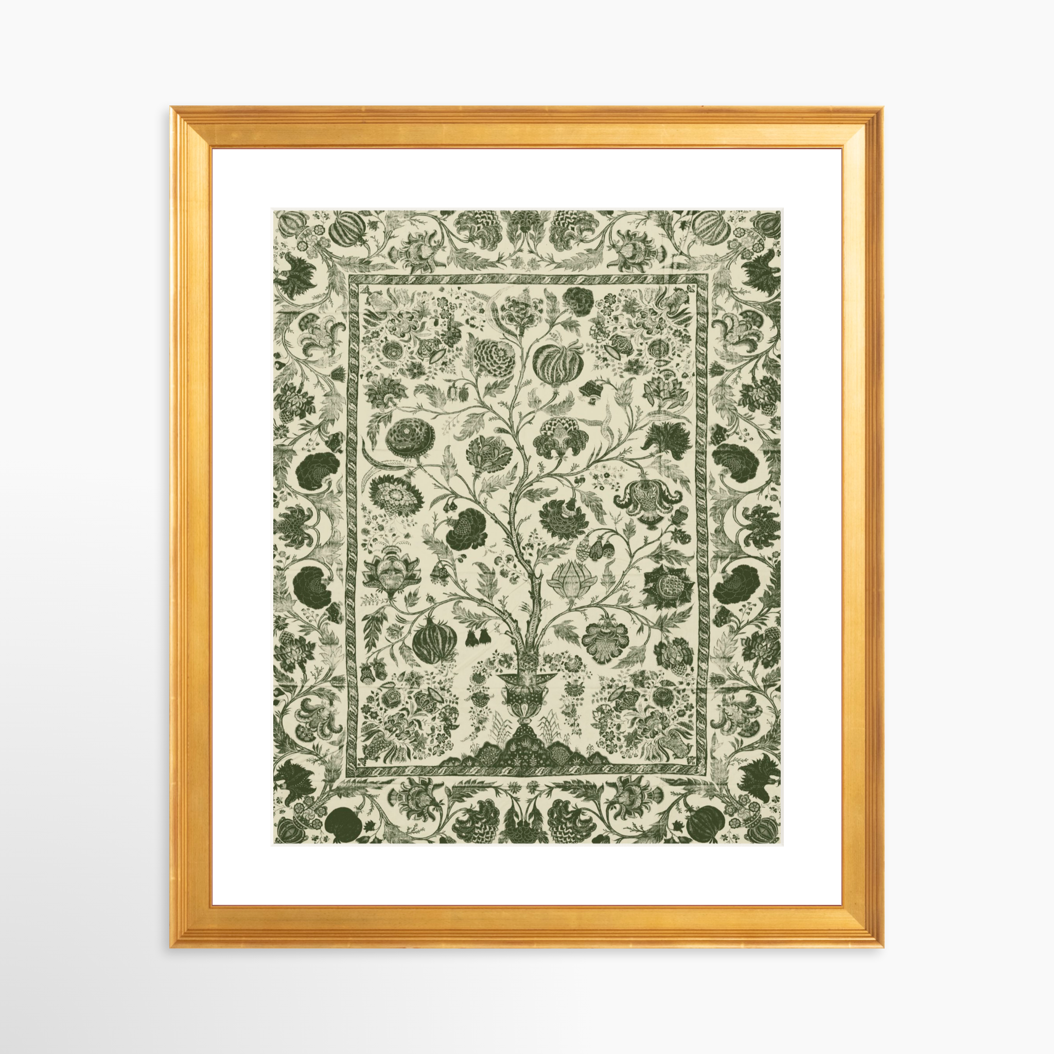 24x30 / Certificate Gold Frame + White Mat