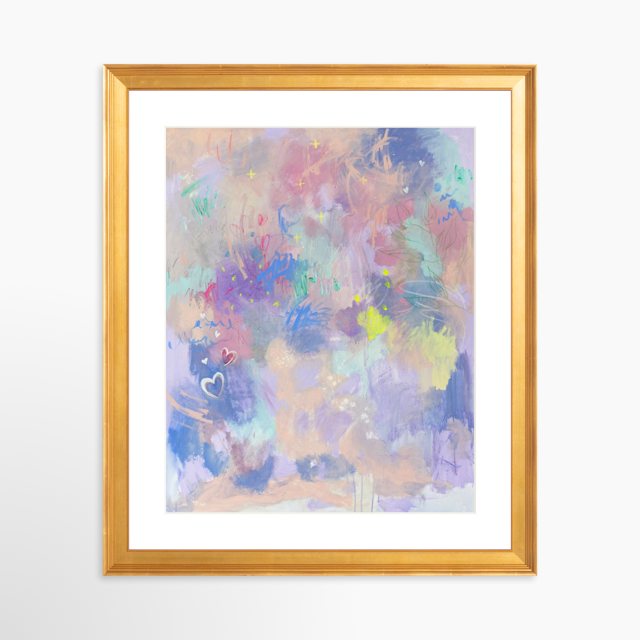 24x30 / Certificate Gold Frame + White Mat