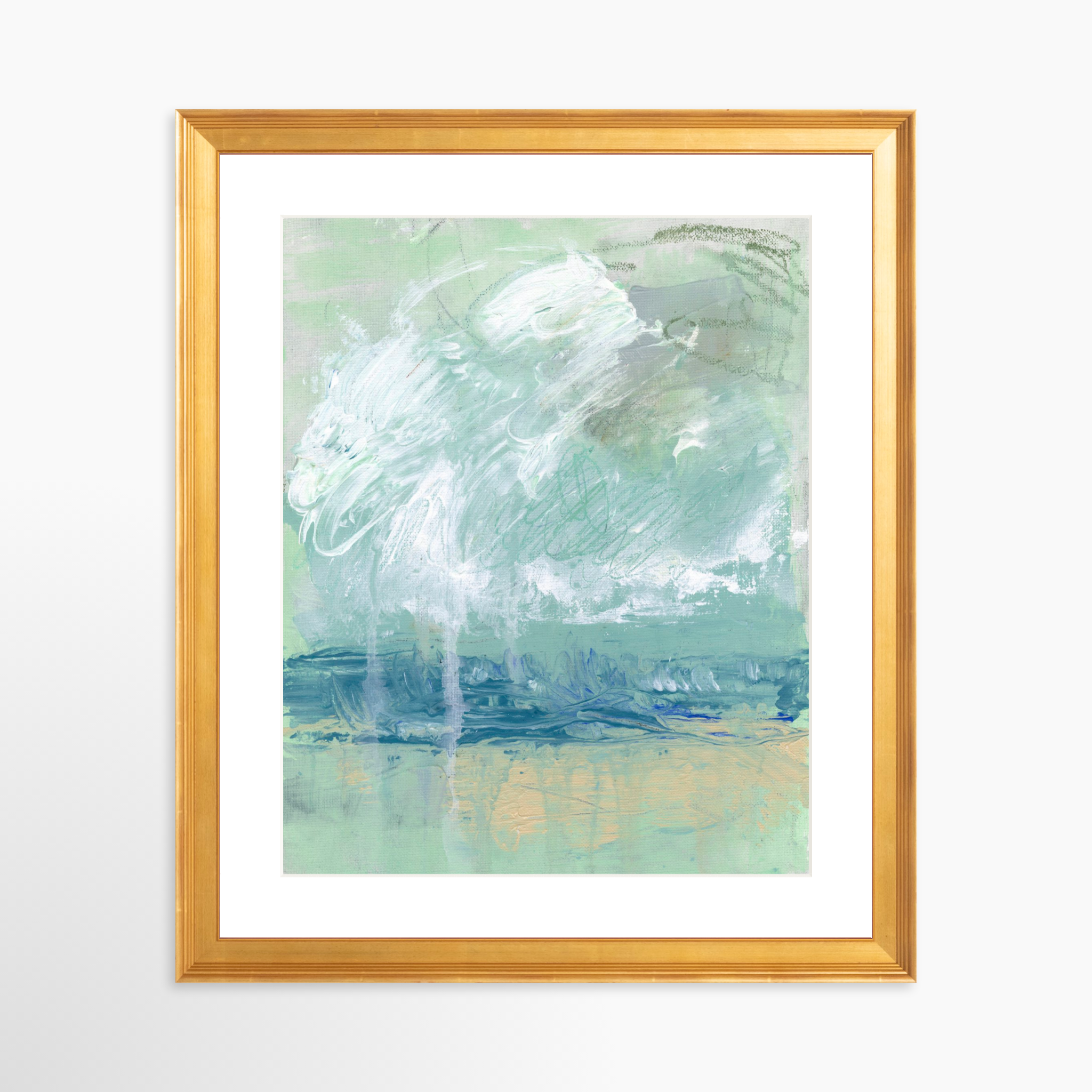 24x30 / Certificate Gold Frame + White Mat