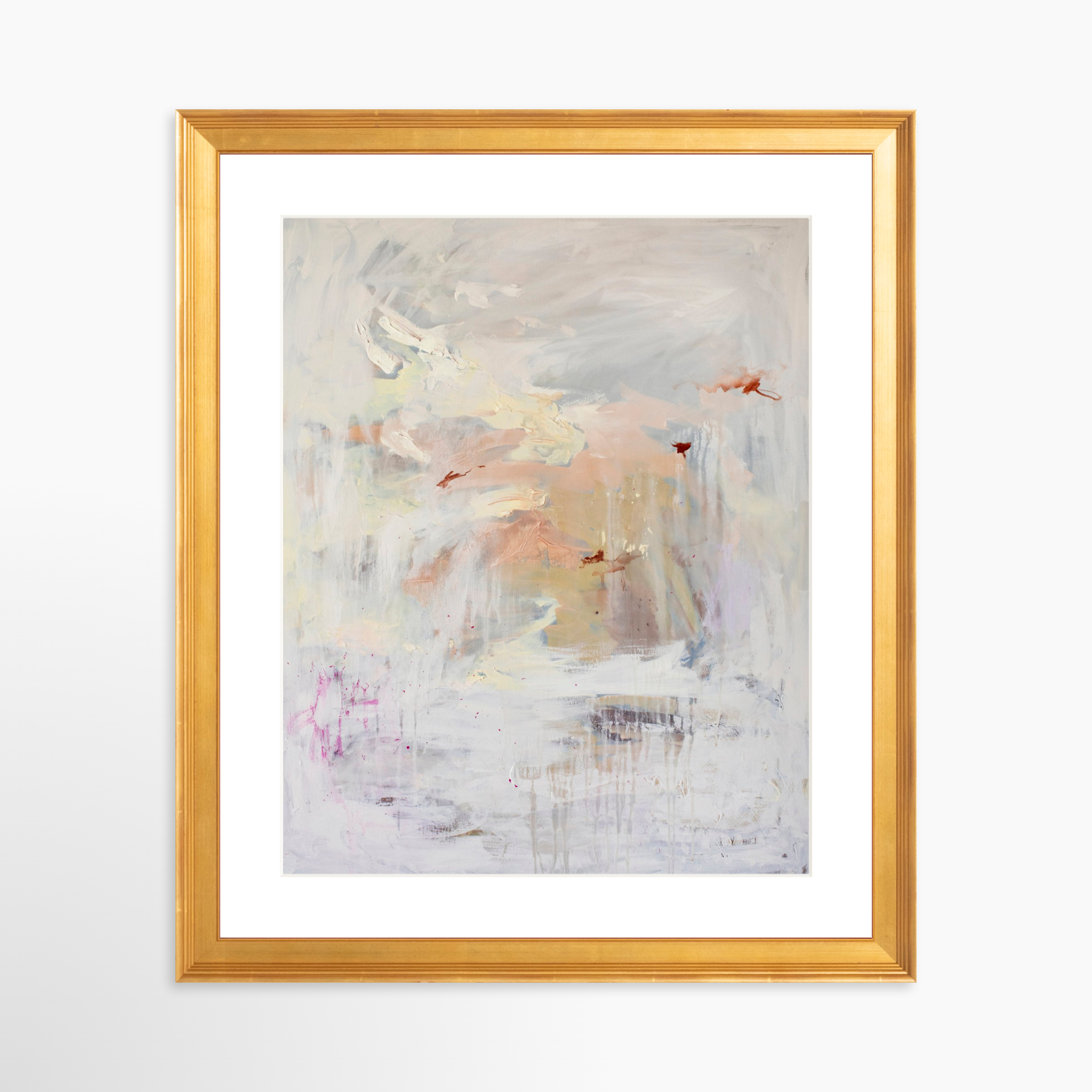 24x30 / Certificate Gold Frame + White Mat