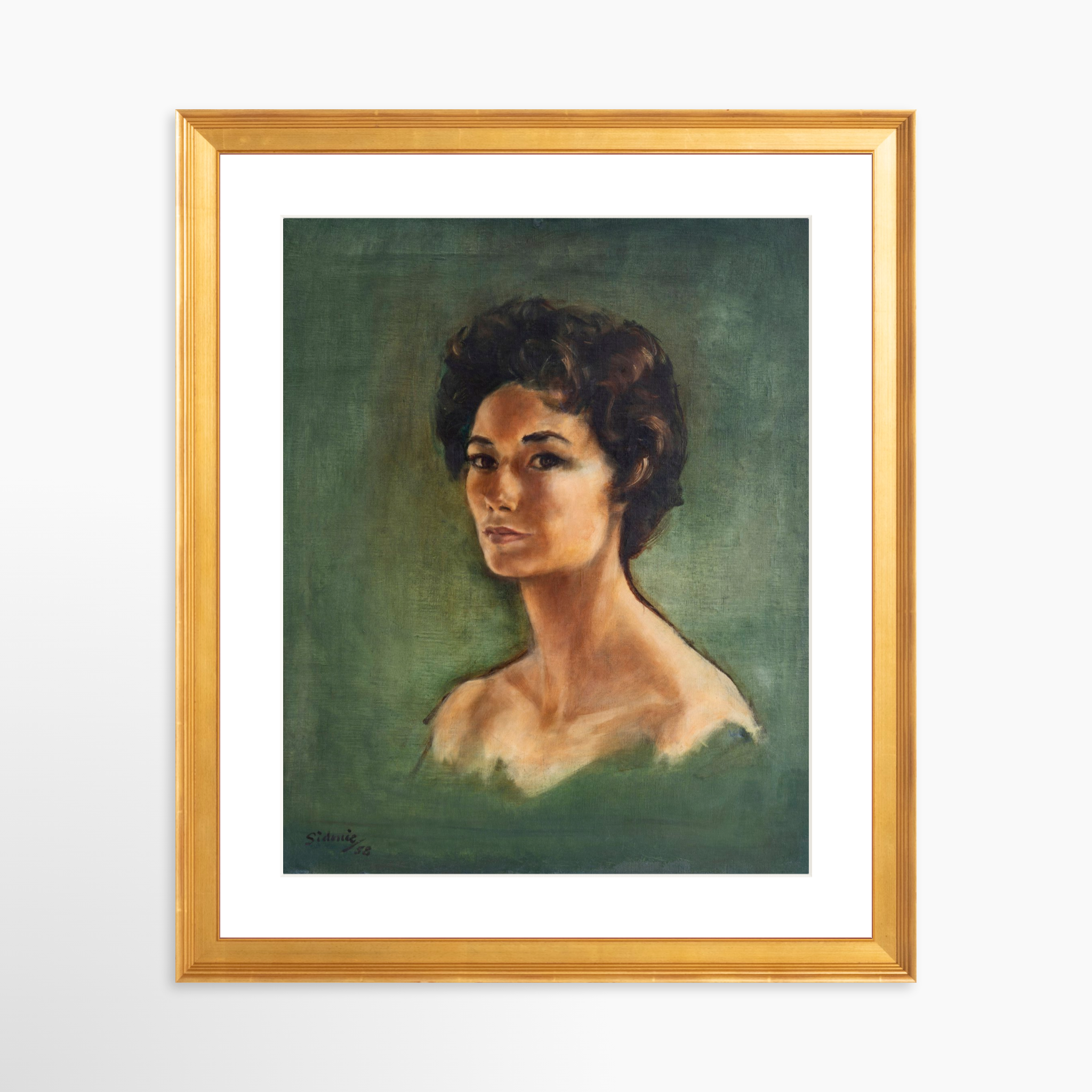 24x30 / Certificate Gold Frame + White Mat