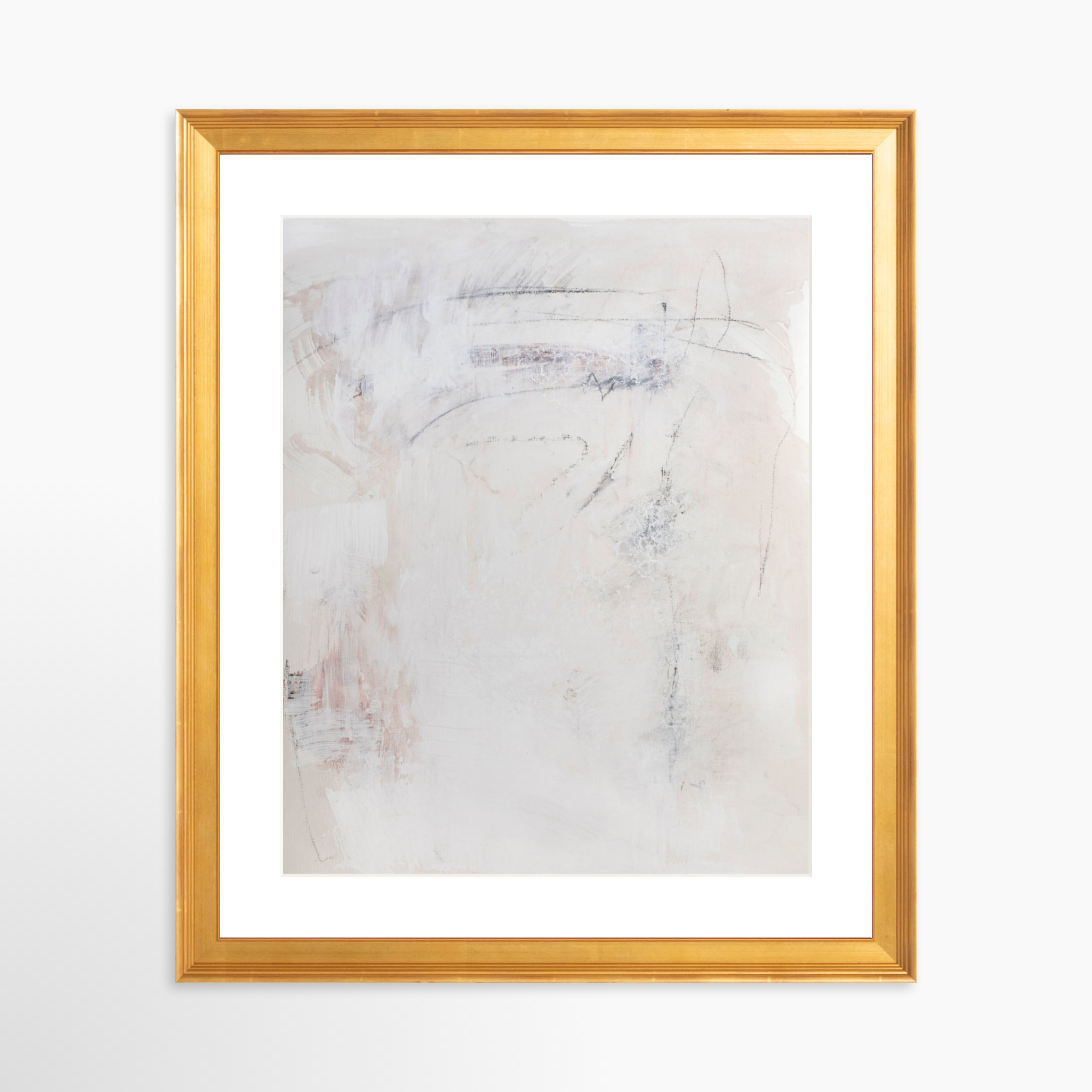 24x30 / Certificate Gold Frame + White Mat