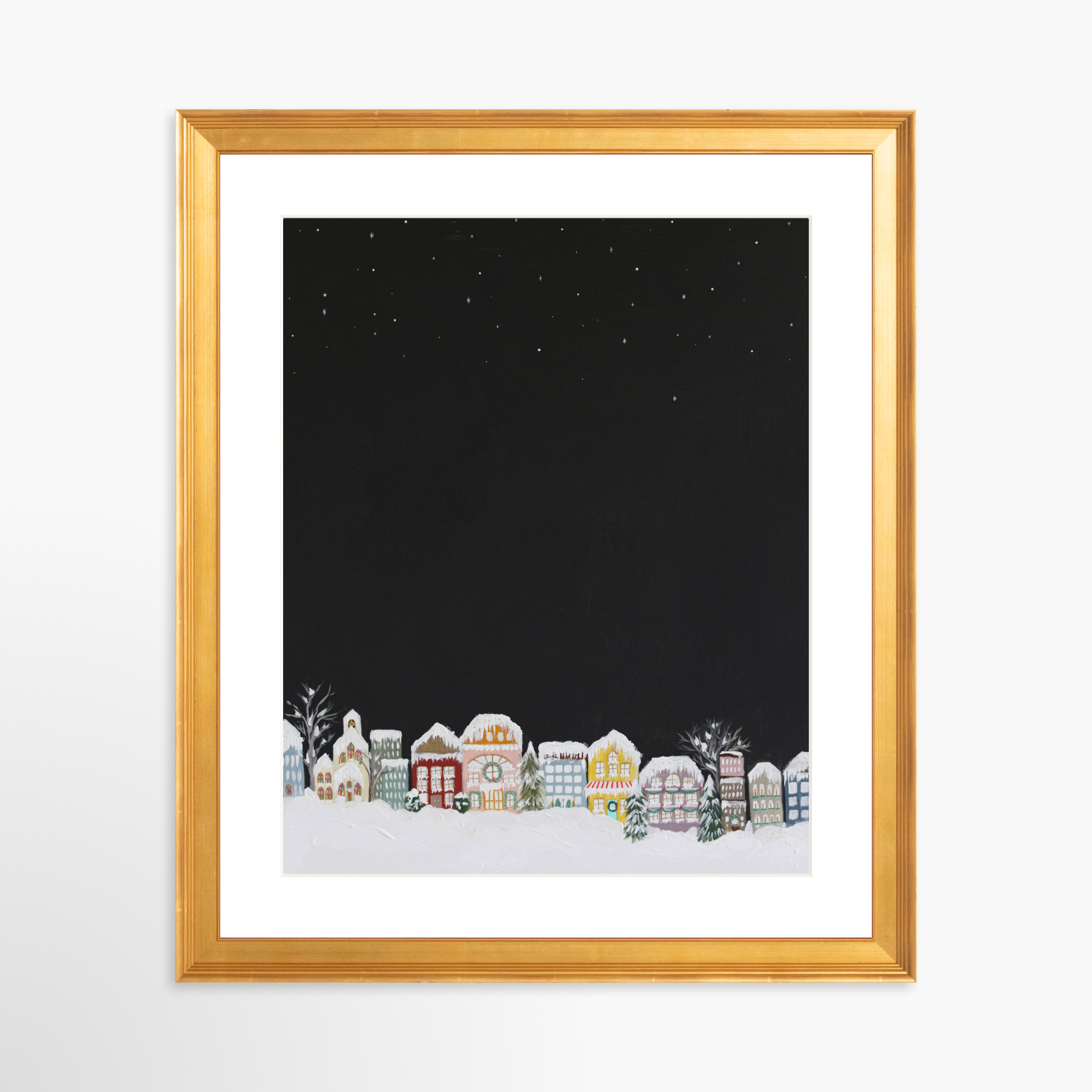 24x30 / Certificate Gold Frame + White Mat