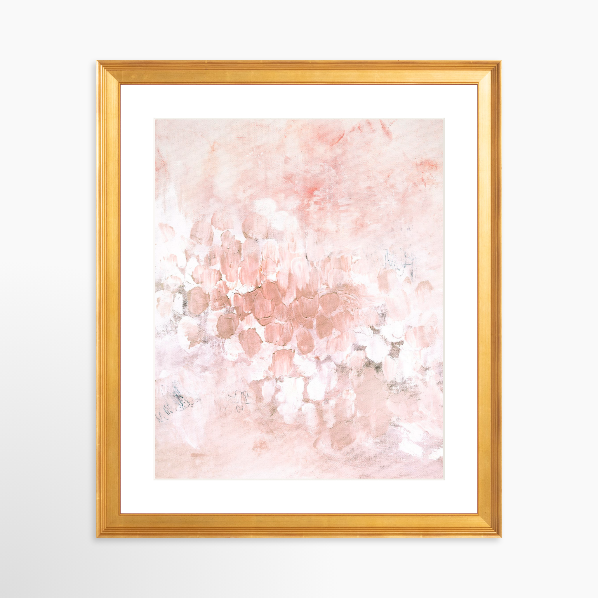 24x30 / Certificate Gold Frame + White Mat