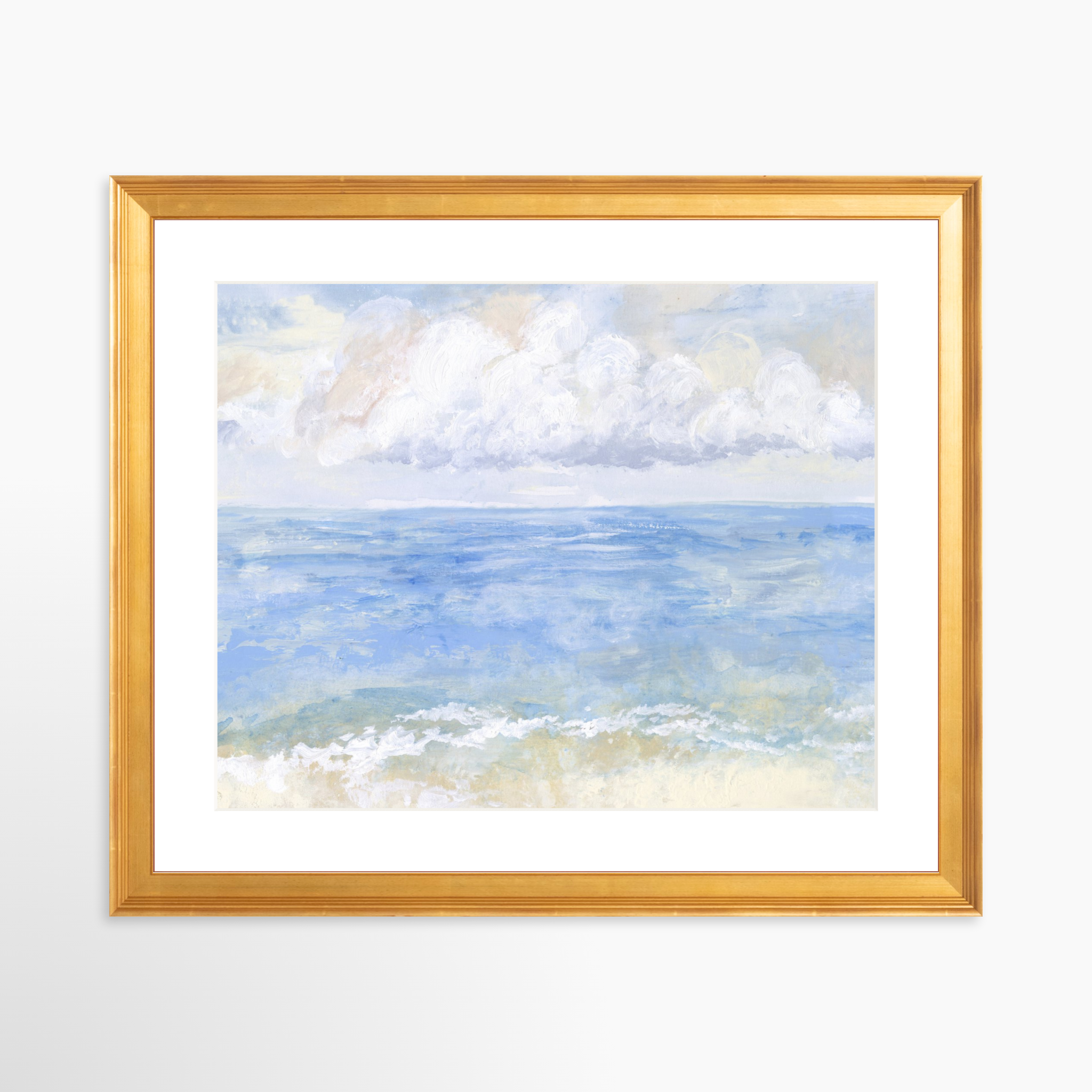 30x24 / Certificate Gold Frame + White Mat