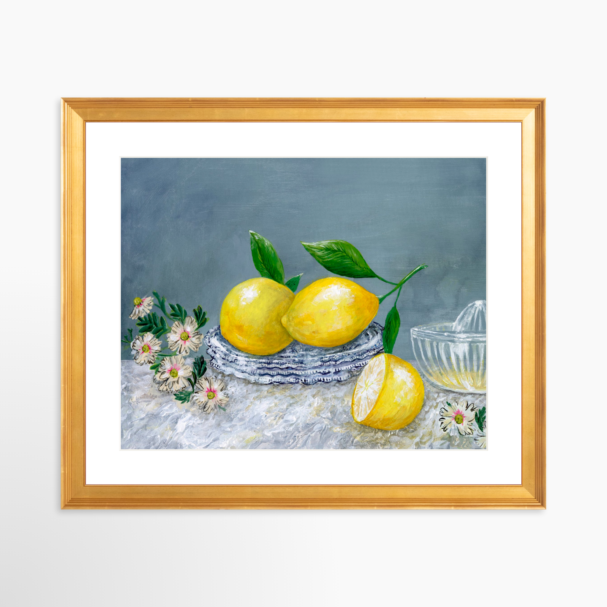 30x24 / Certificate Gold Frame + White Mat