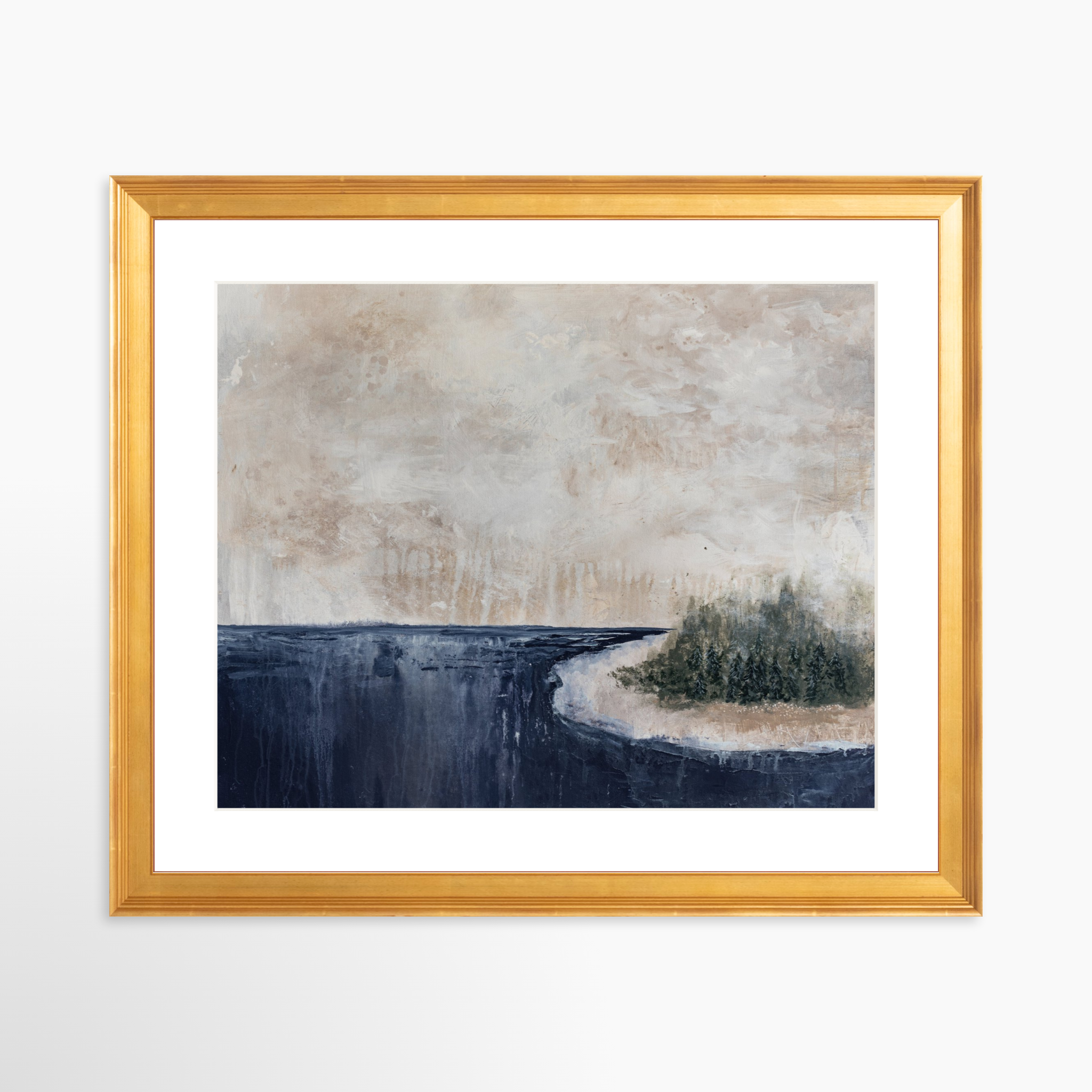 30x24 / Certificate Gold Frame + White Mat