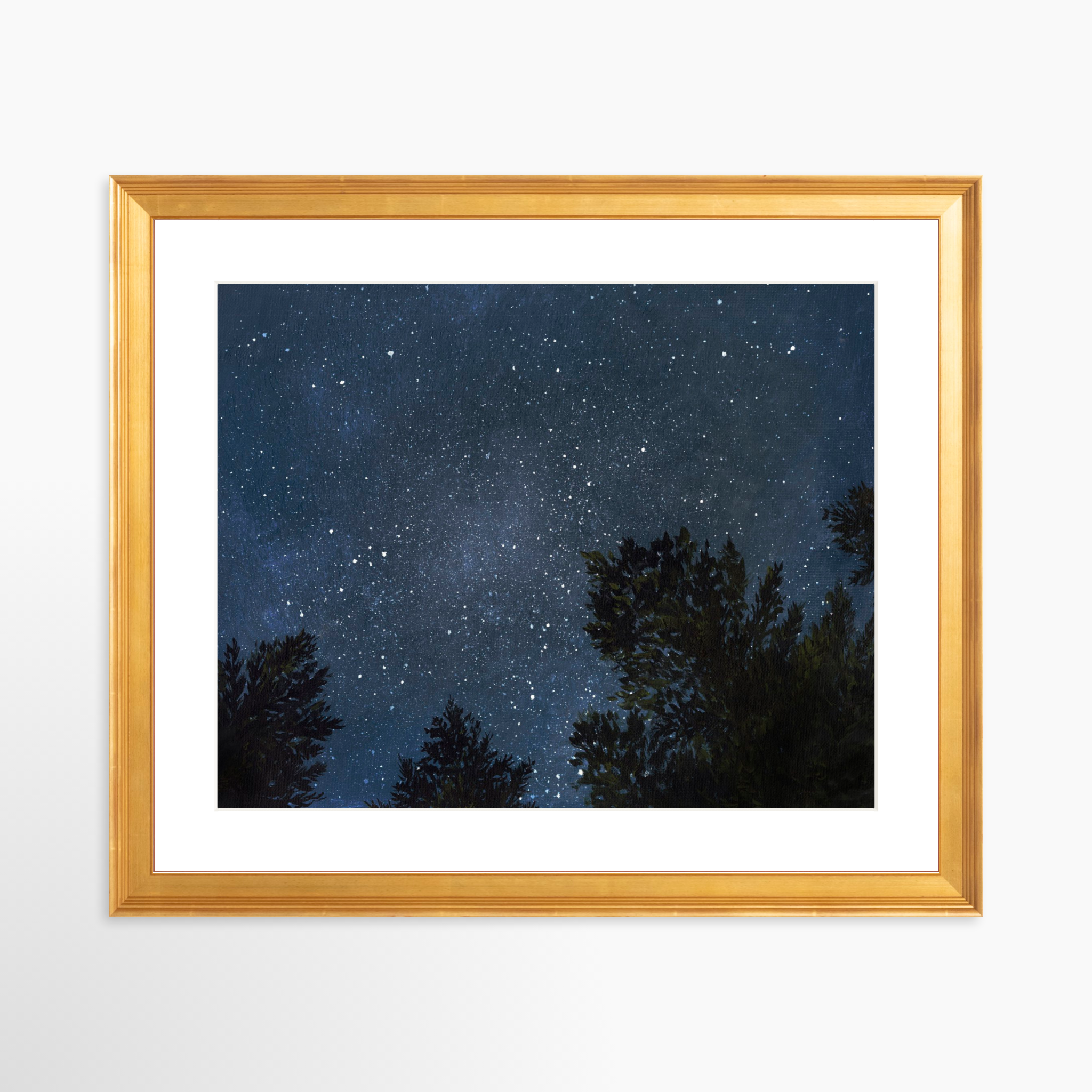 30x24 / Certificate Gold Frame + White Mat