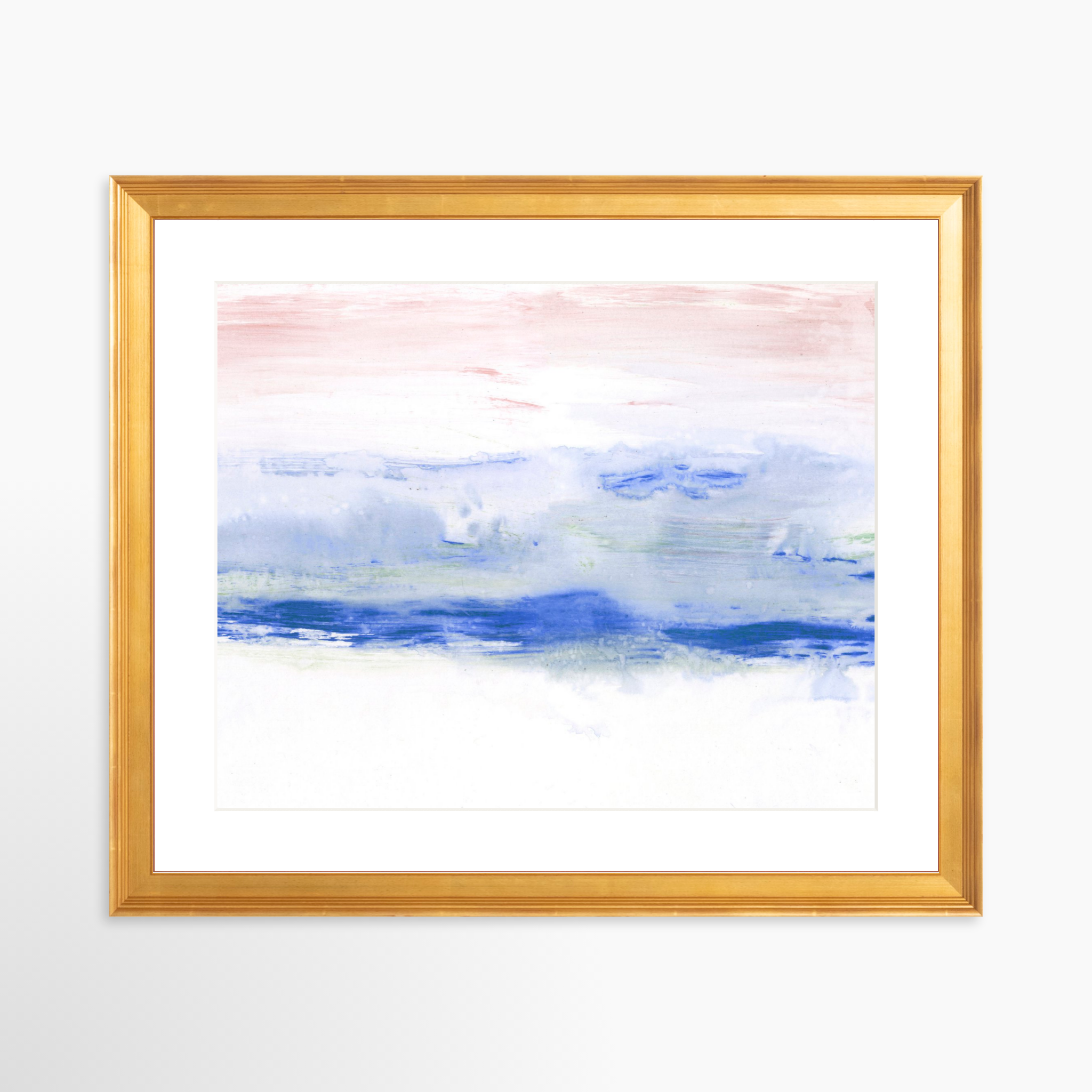 30x24 / Certificate Gold Frame + White Mat