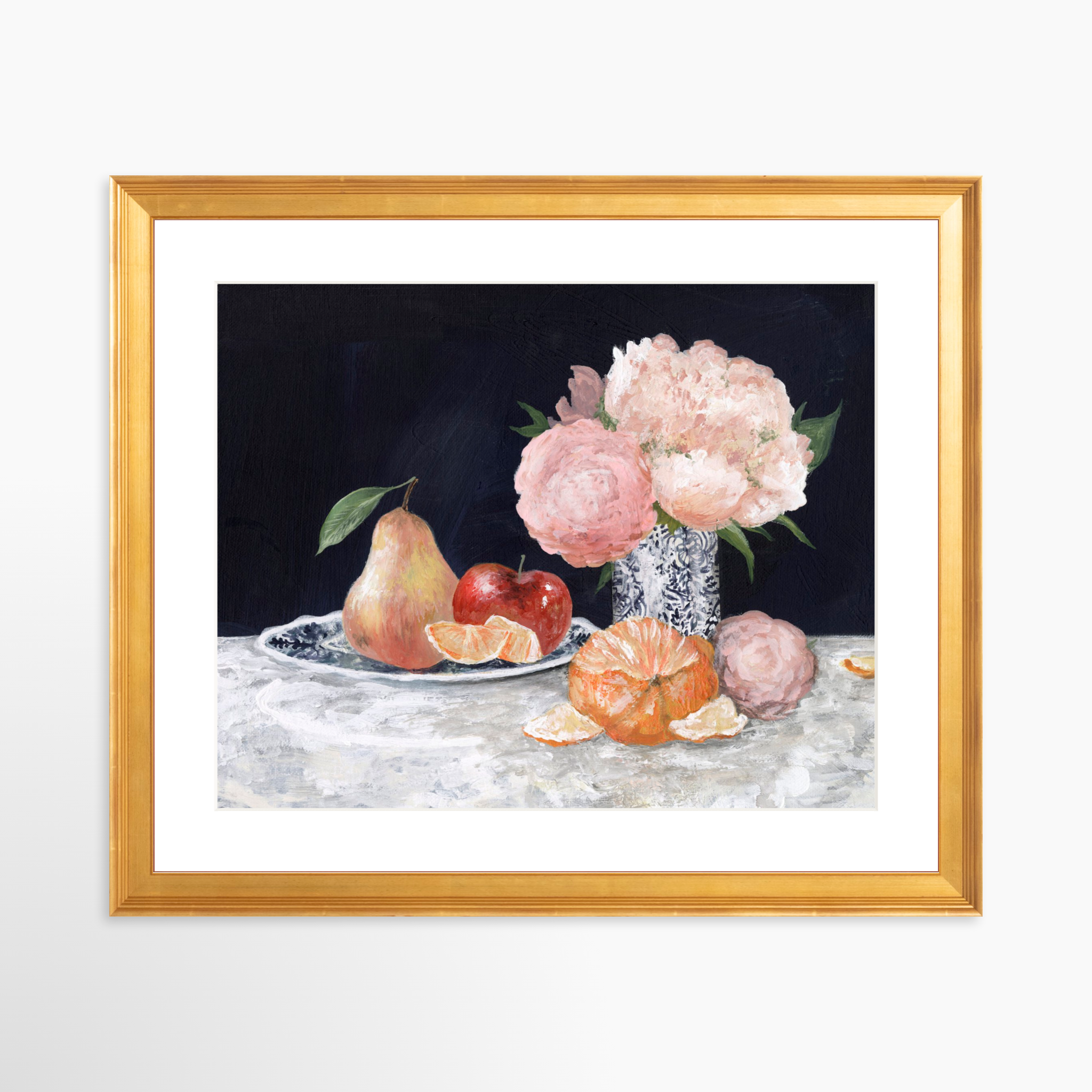 30x24 / Certificate Gold Frame + White Mat