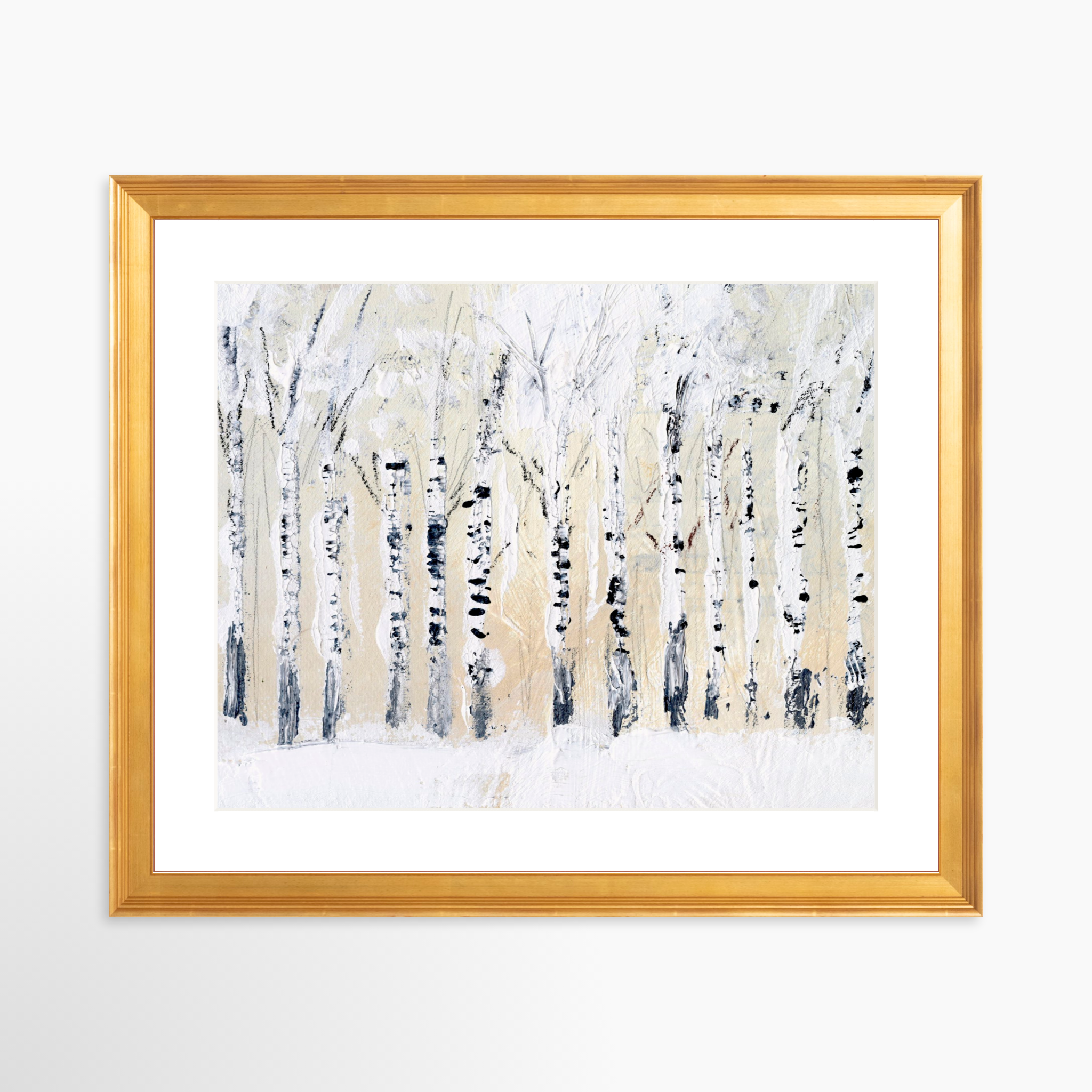 30x24 / Certificate Gold Frame + White Mat