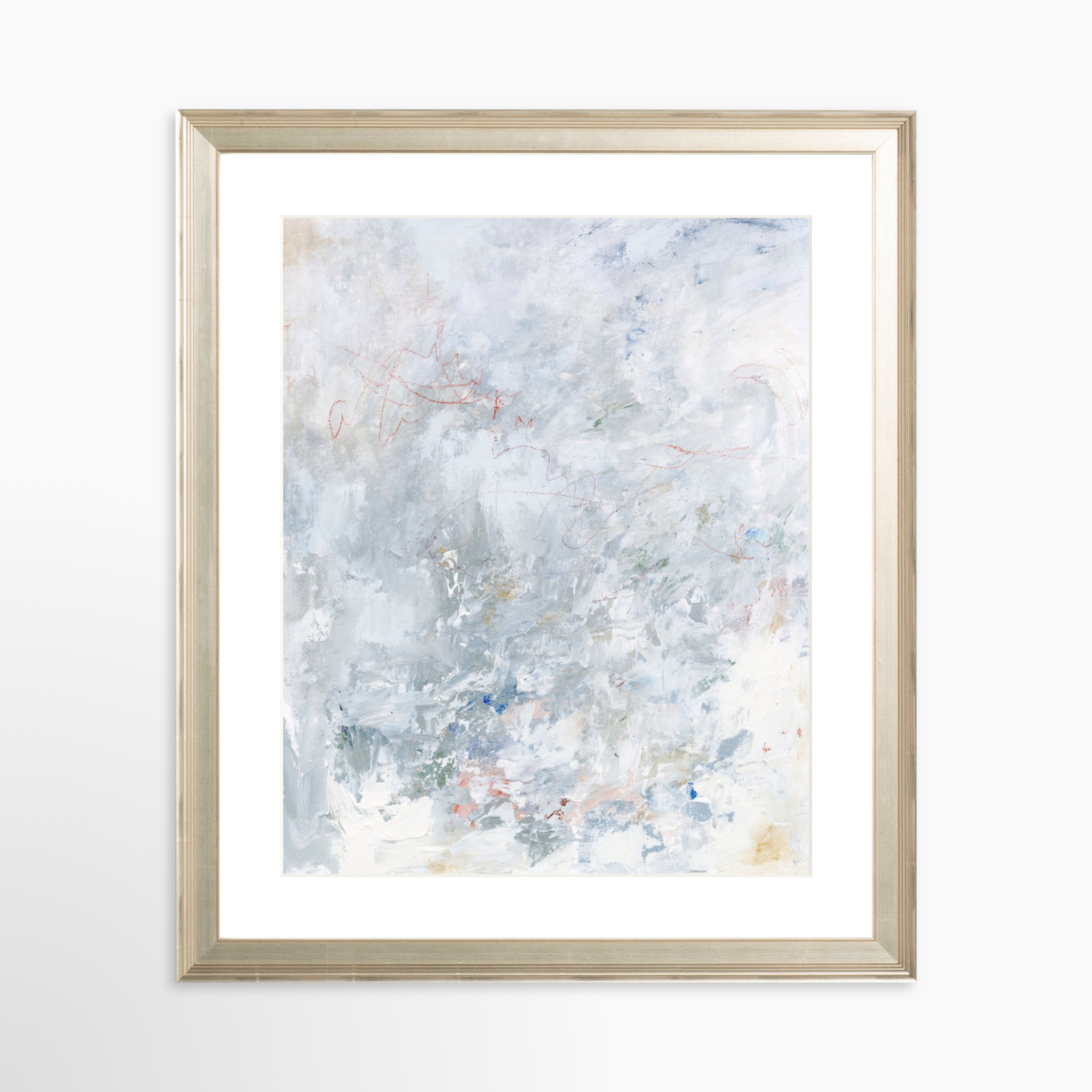 24x30 / Certificate Silver Frame + White Mat