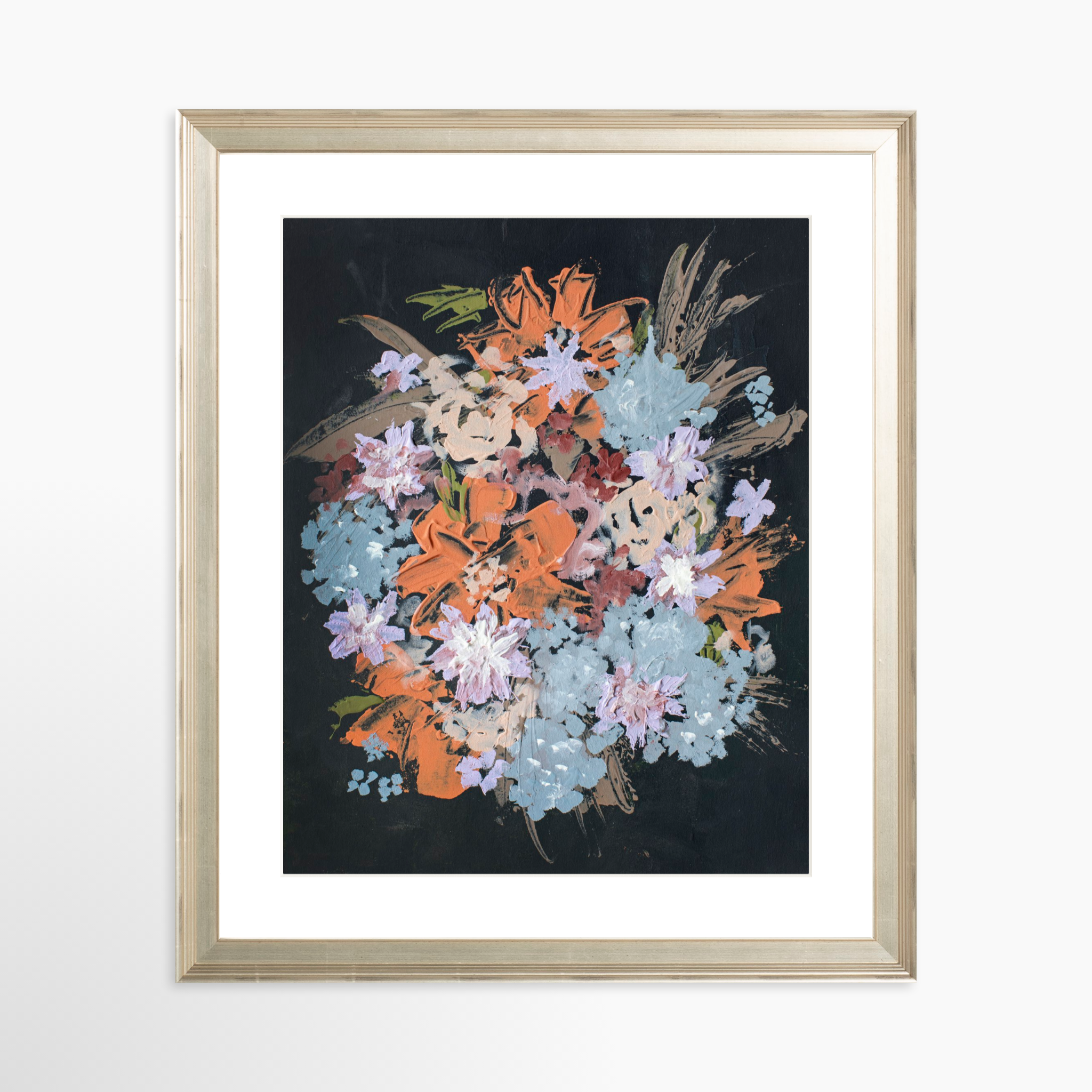 24x30 / Certificate Silver Frame + White Mat