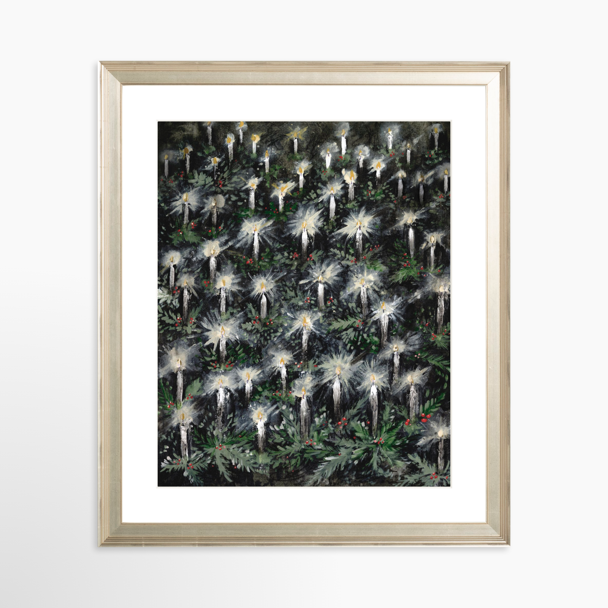 24x30 / Certificate Silver Frame + White Mat