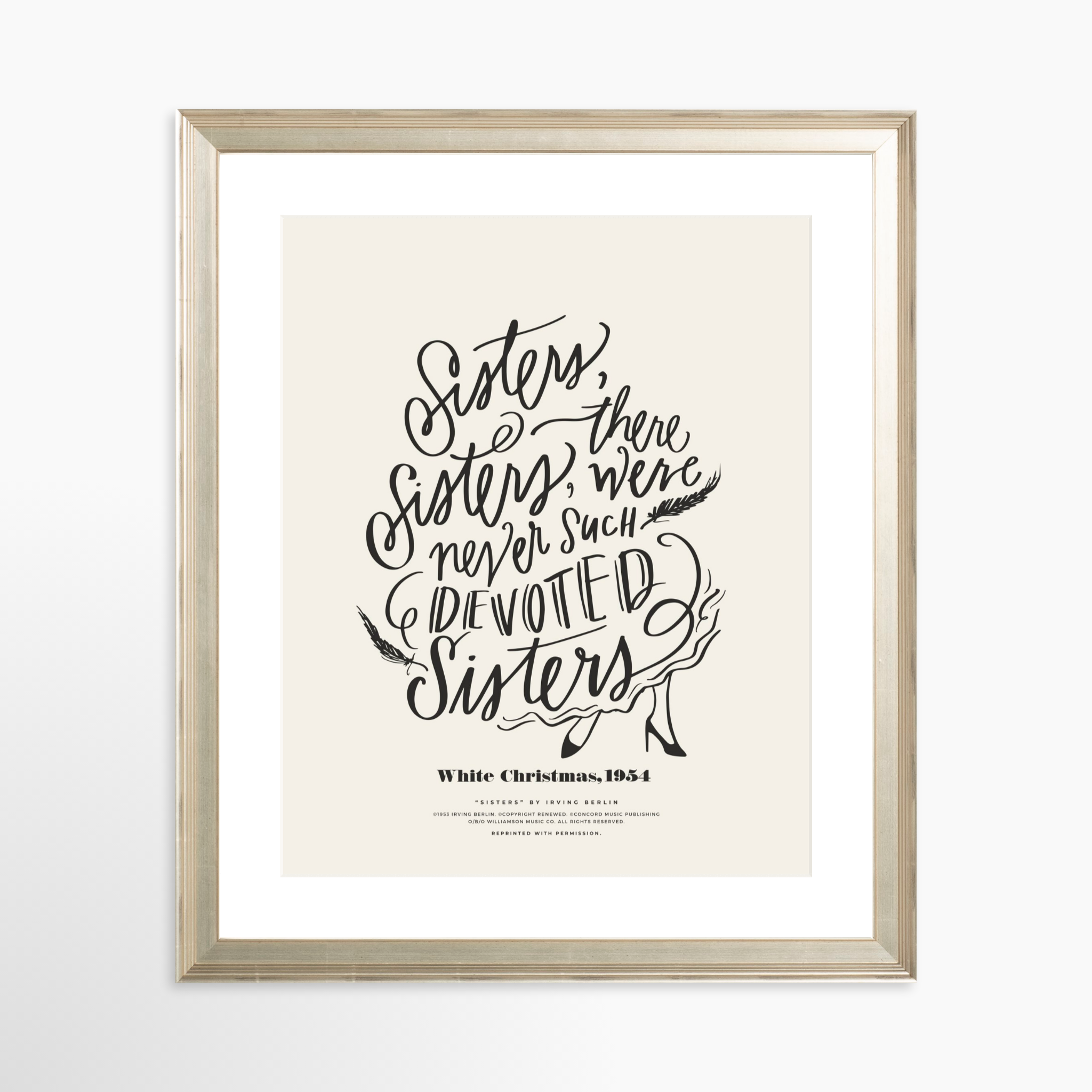 24x30 / Certificate Silver Frame + White Mat