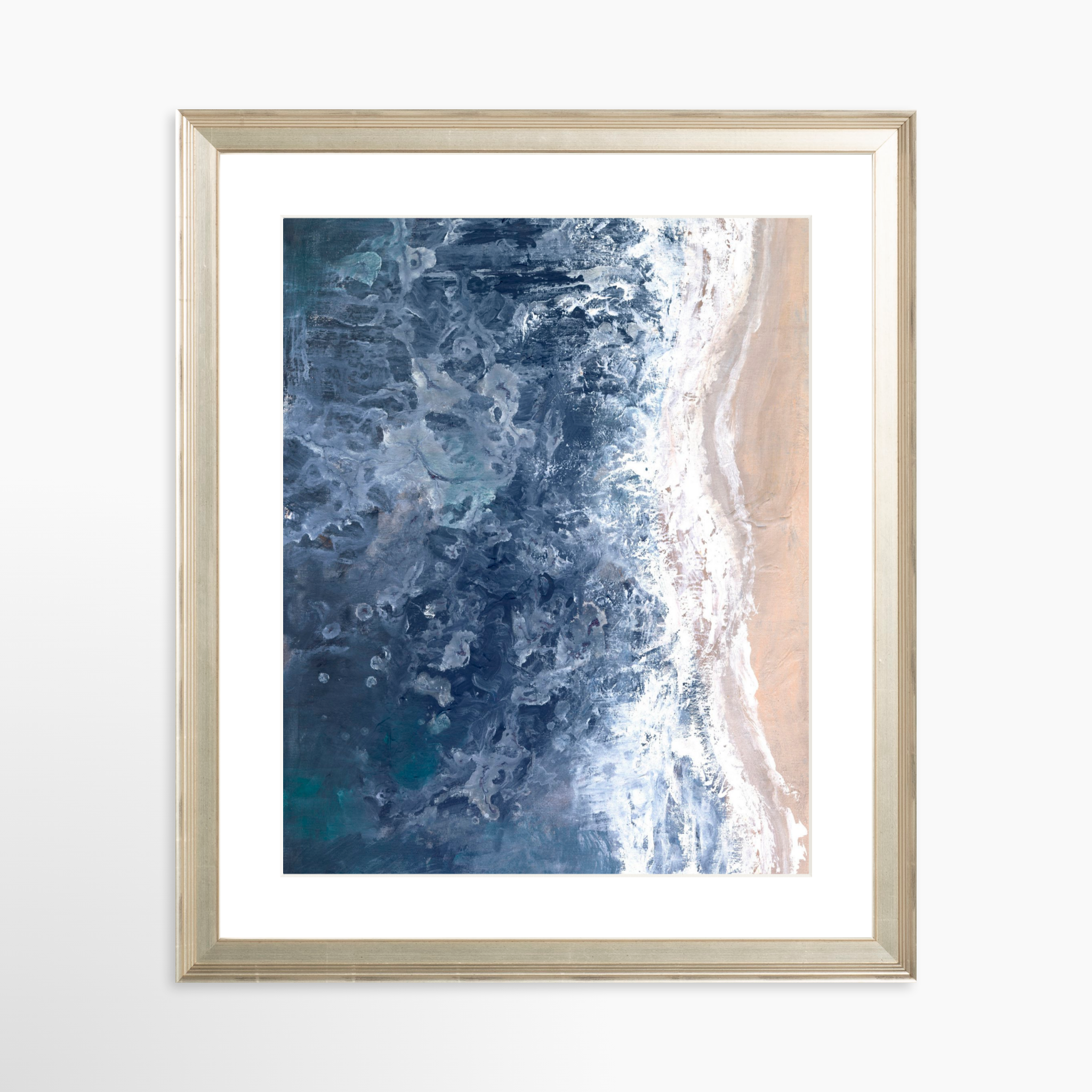 24x30 / Certificate Silver Frame + White Mat