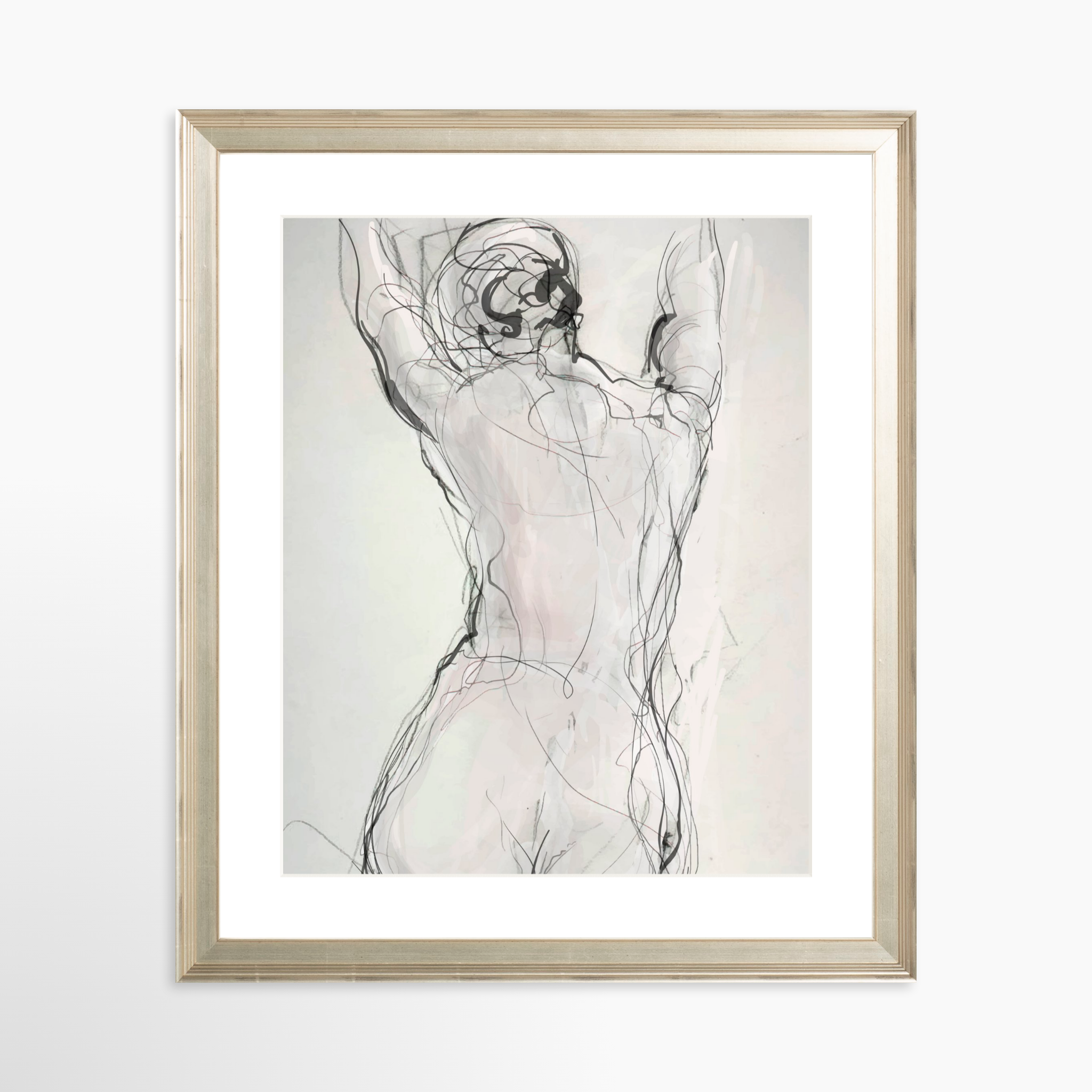 24x30 / Certificate Silver Frame + White Mat
