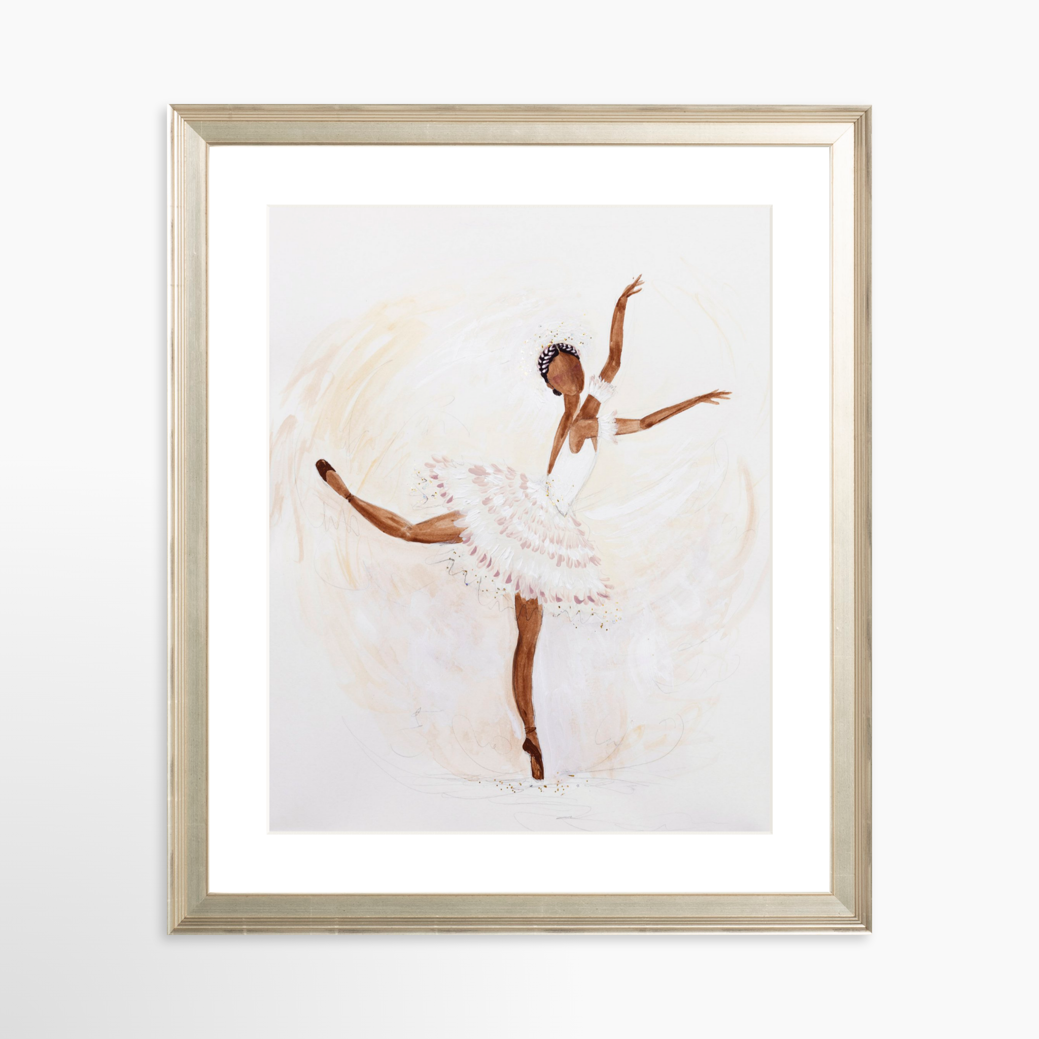 24x30 / Certificate Silver Frame + White Mat