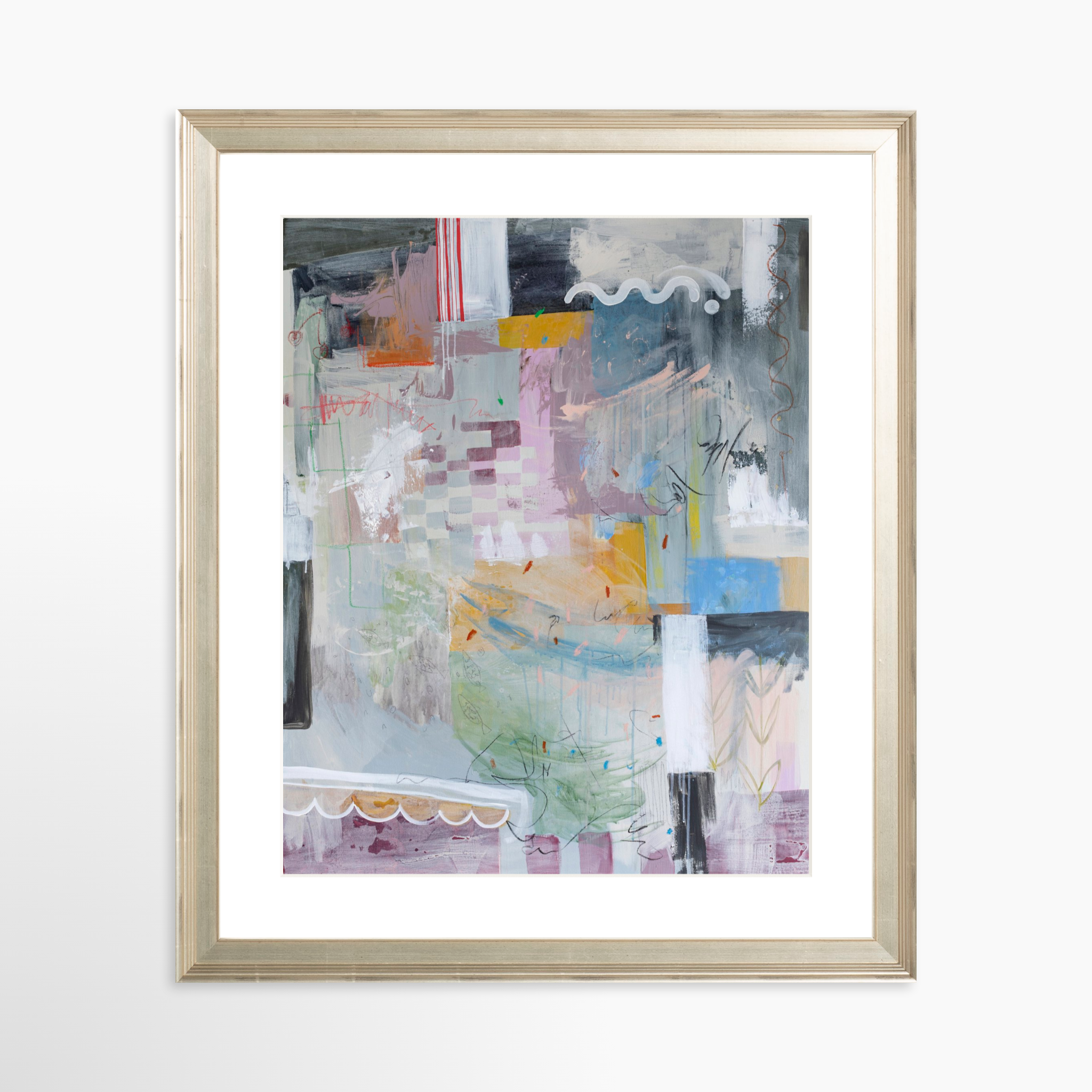 24x30 / Certificate Silver Frame + White Mat