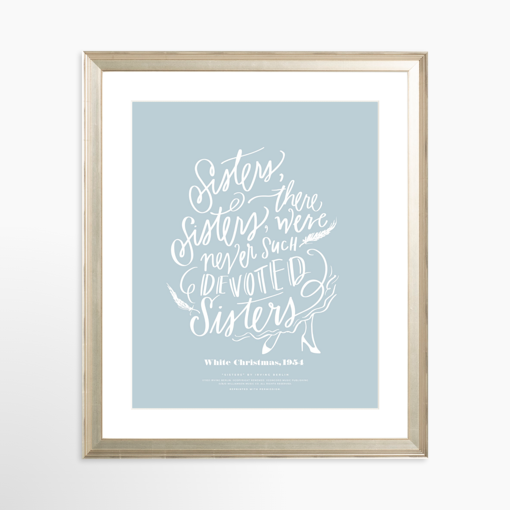 24x30 / Certificate Silver Frame + White Mat