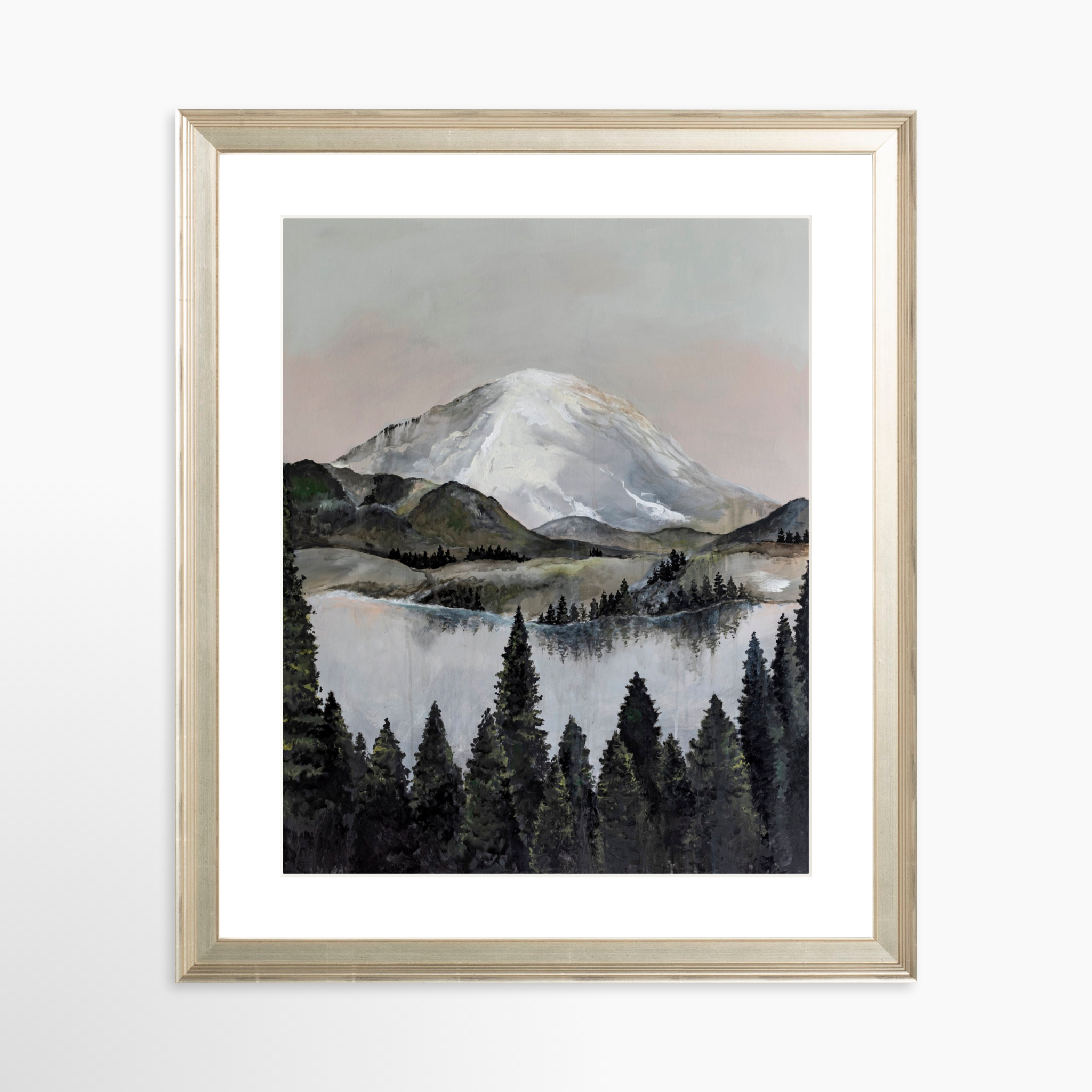 24x30 / Certificate Silver Frame + White Mat