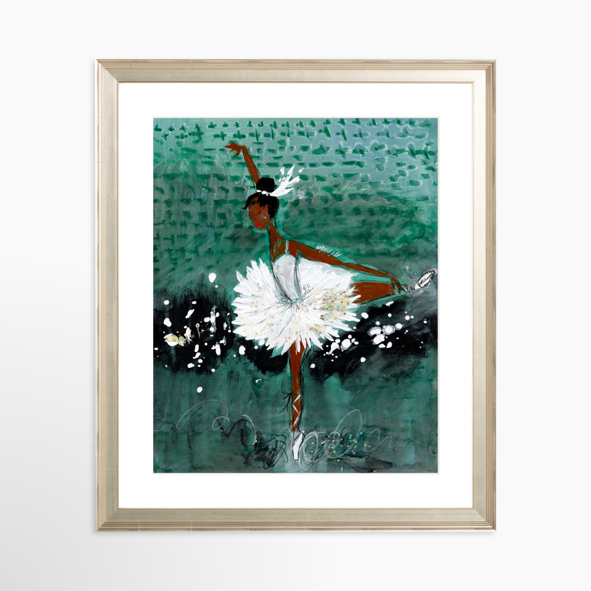 24x30 / Certificate Silver Frame + White Mat