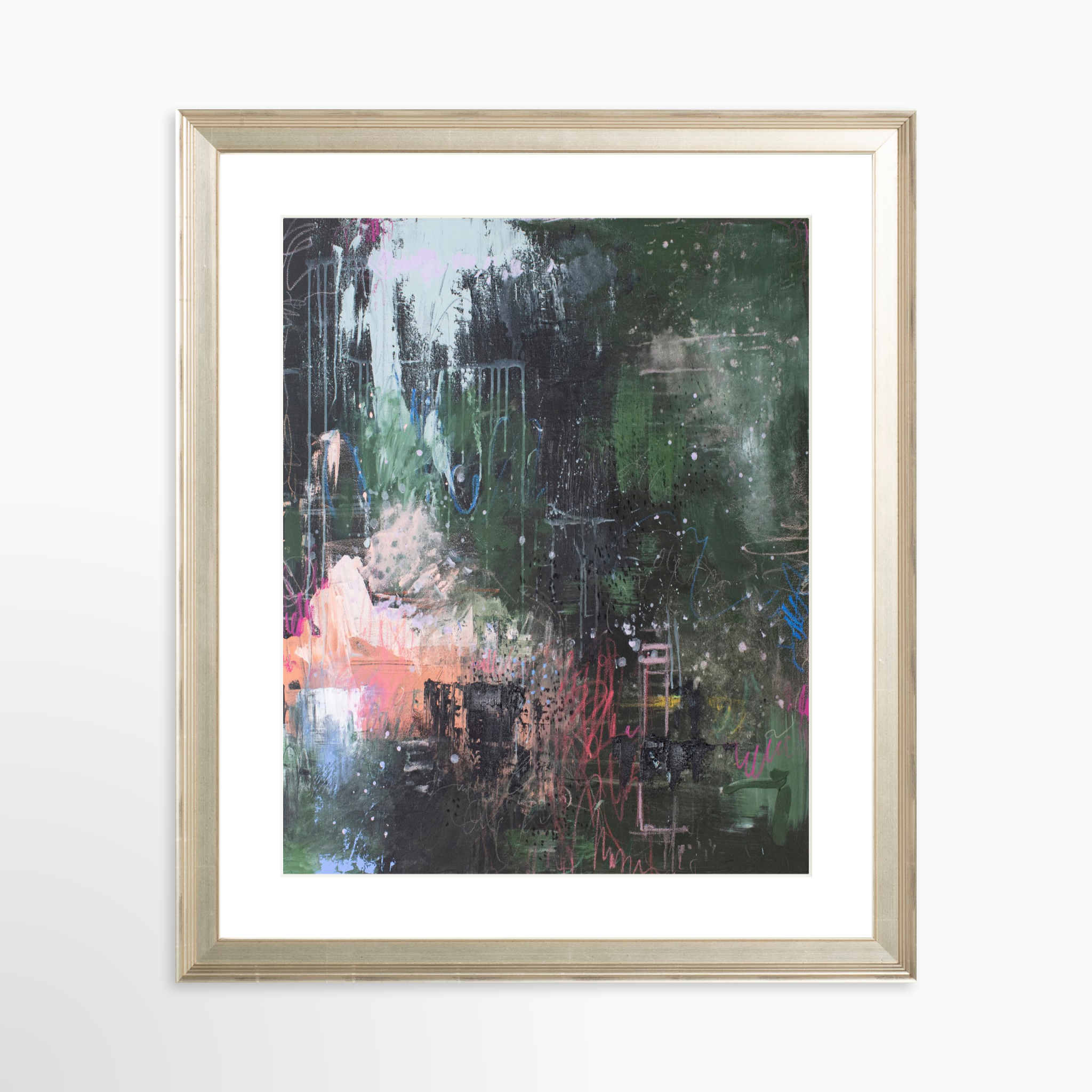 24x30 / Certificate Silver Frame + White Mat