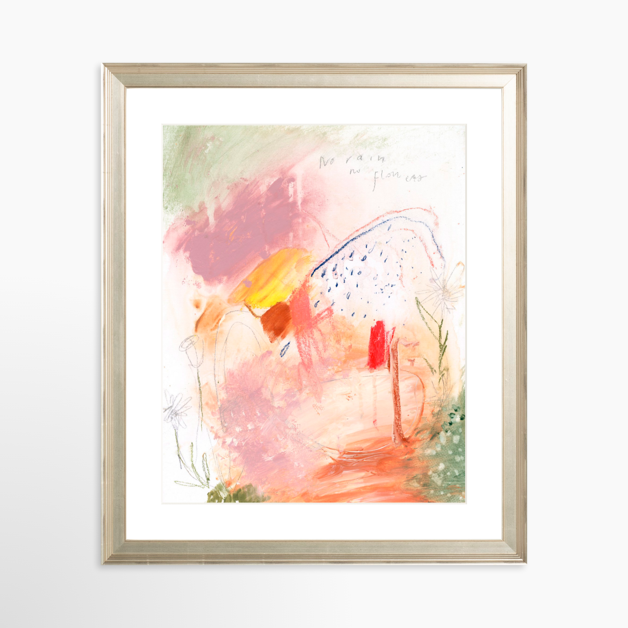 24x30 / Certificate Silver Frame + White Mat