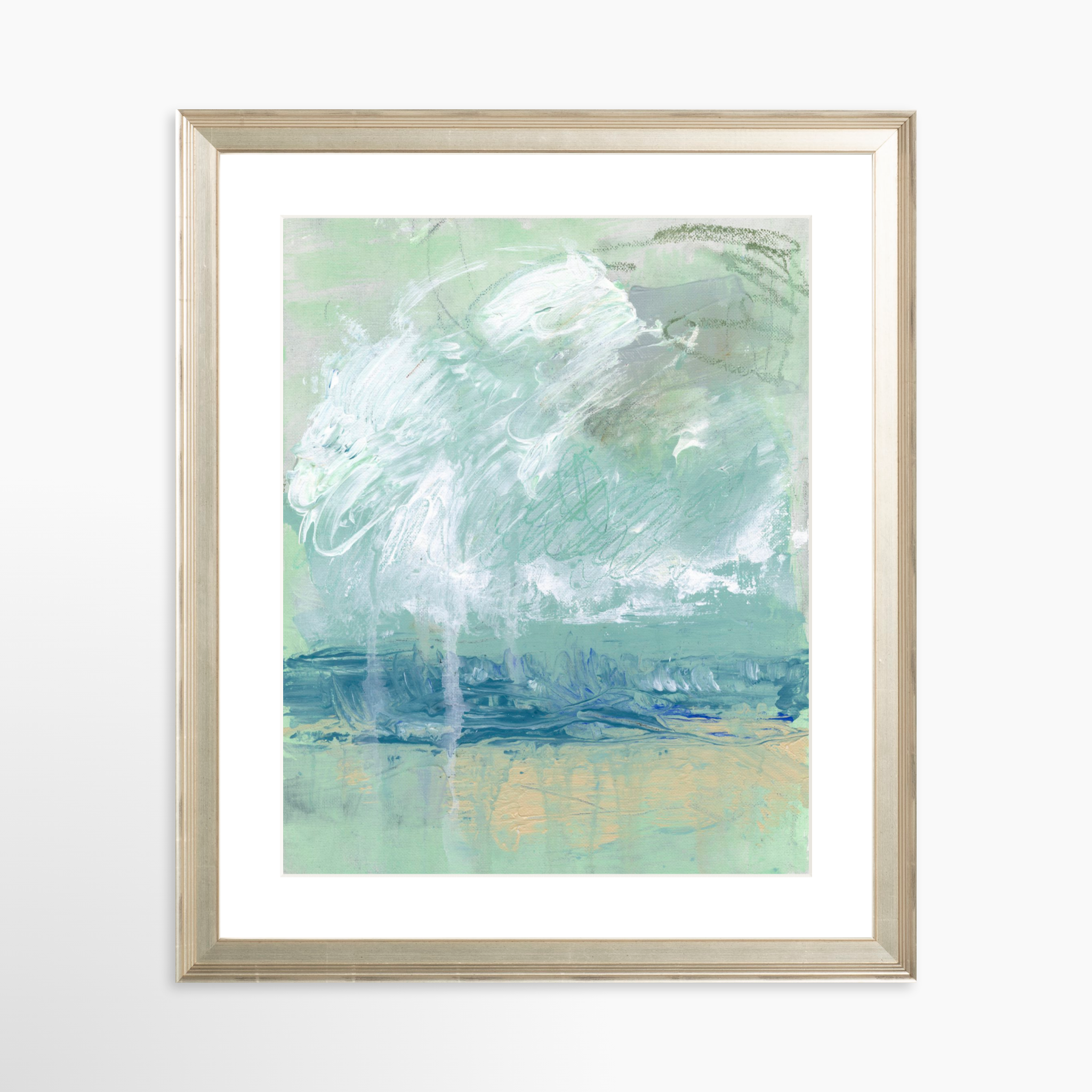 24x30 / Certificate Silver Frame + White Mat