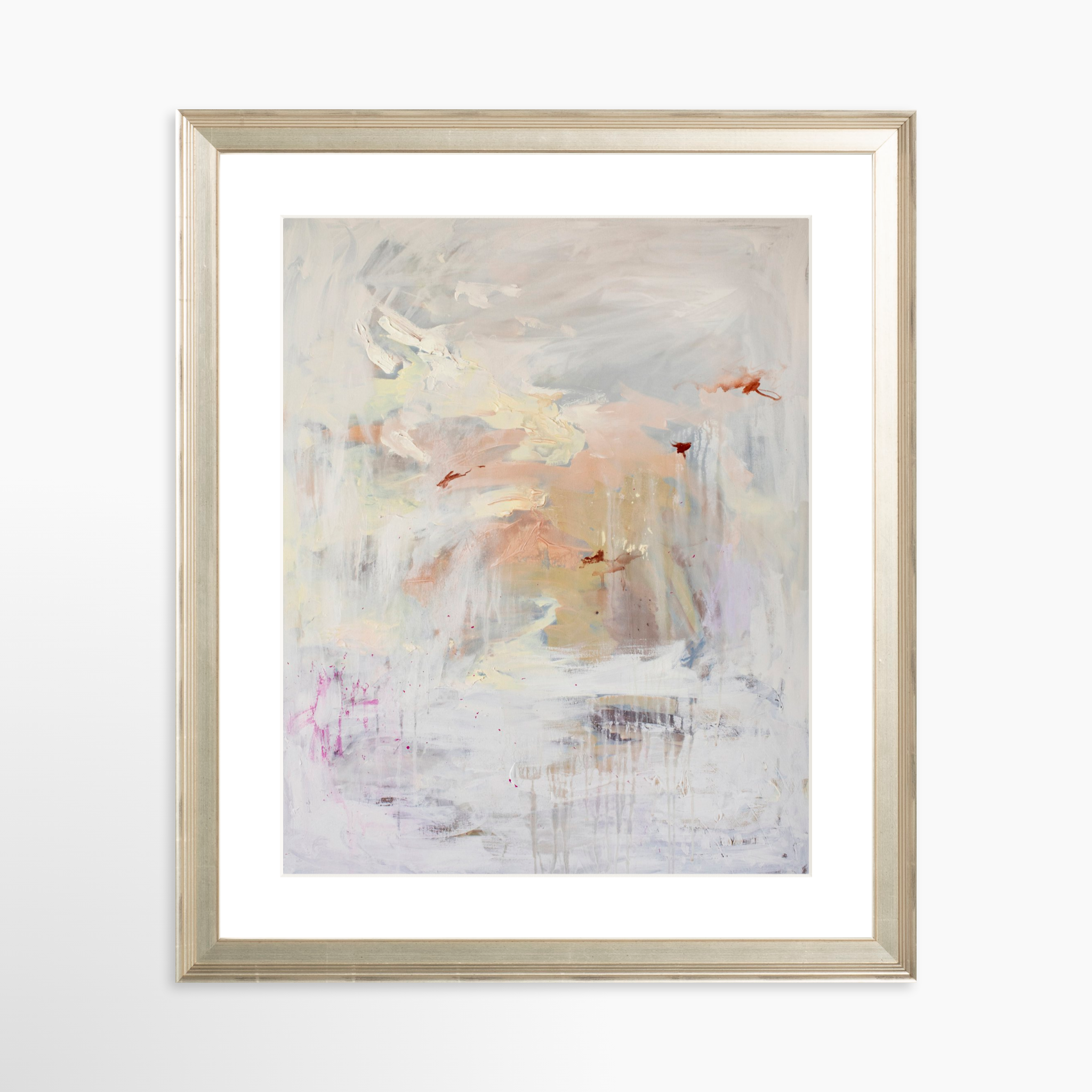 24x30 / Certificate Silver Frame + White Mat