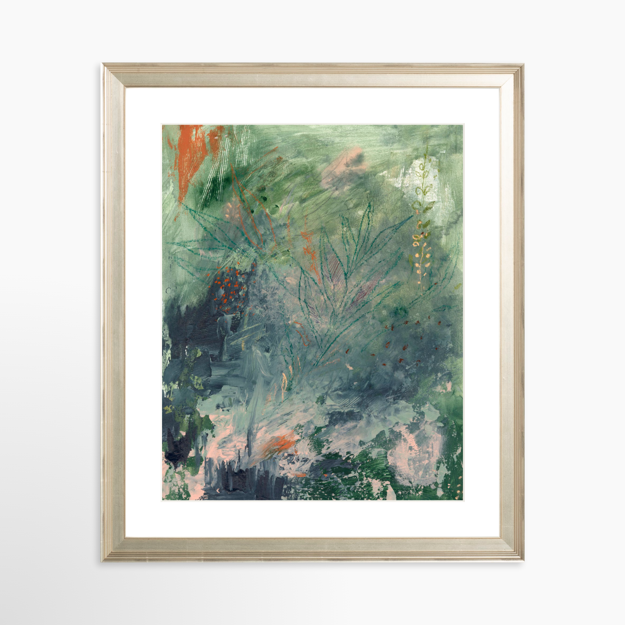 24x30 / Certificate Silver Frame + White Mat