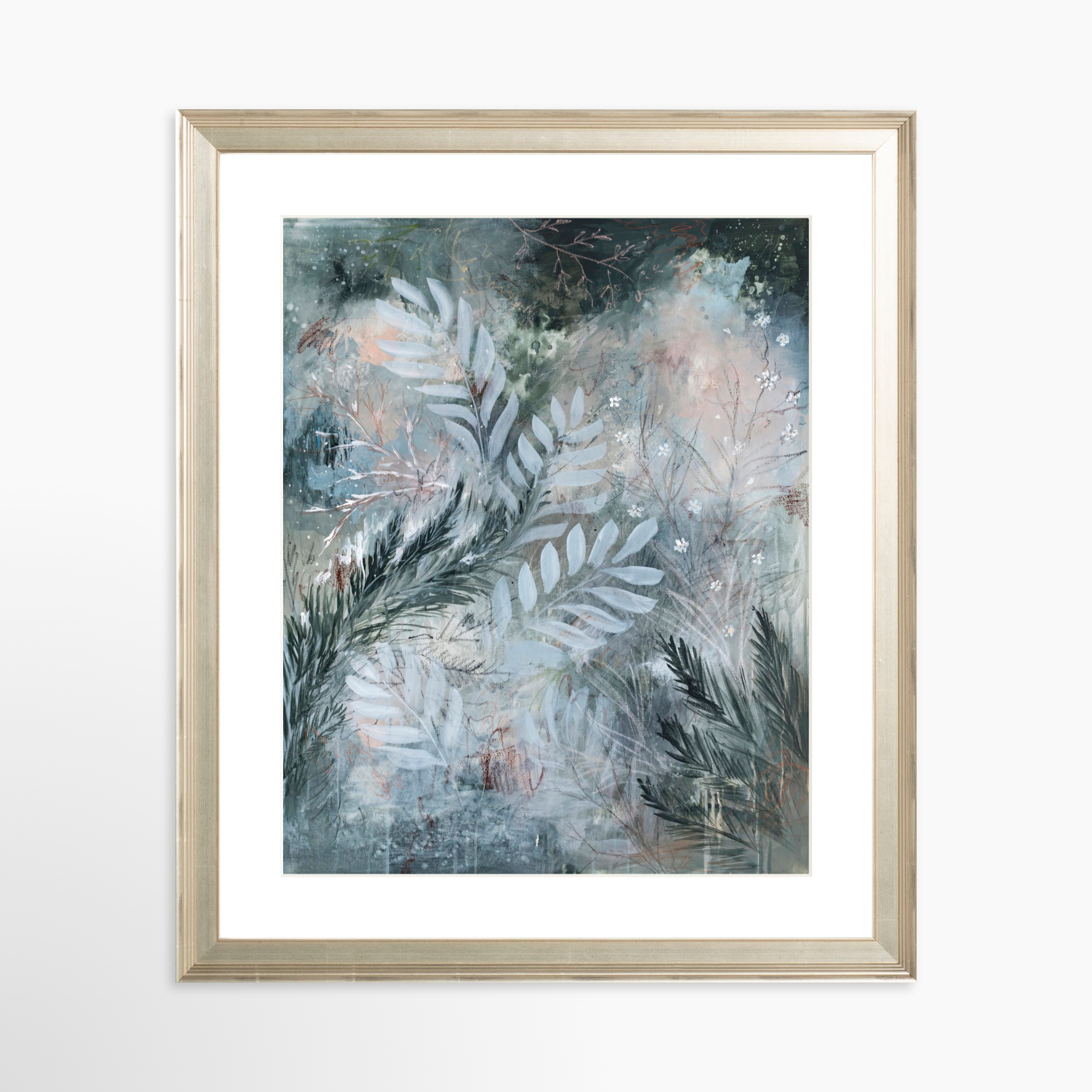 24x30 / Certificate Silver Frame + White Mat