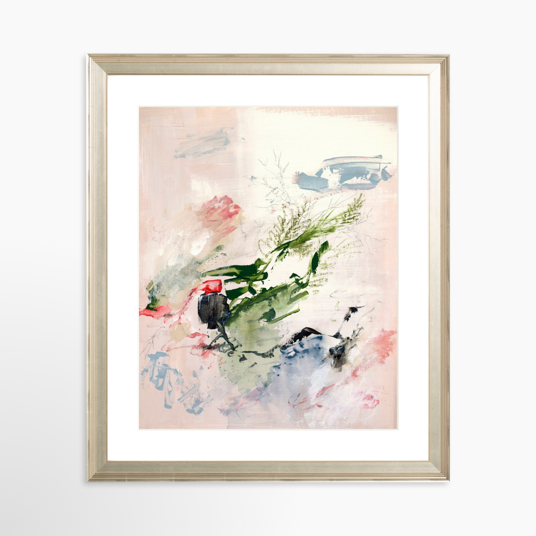 24x30 / Certificate Silver Frame + White Mat