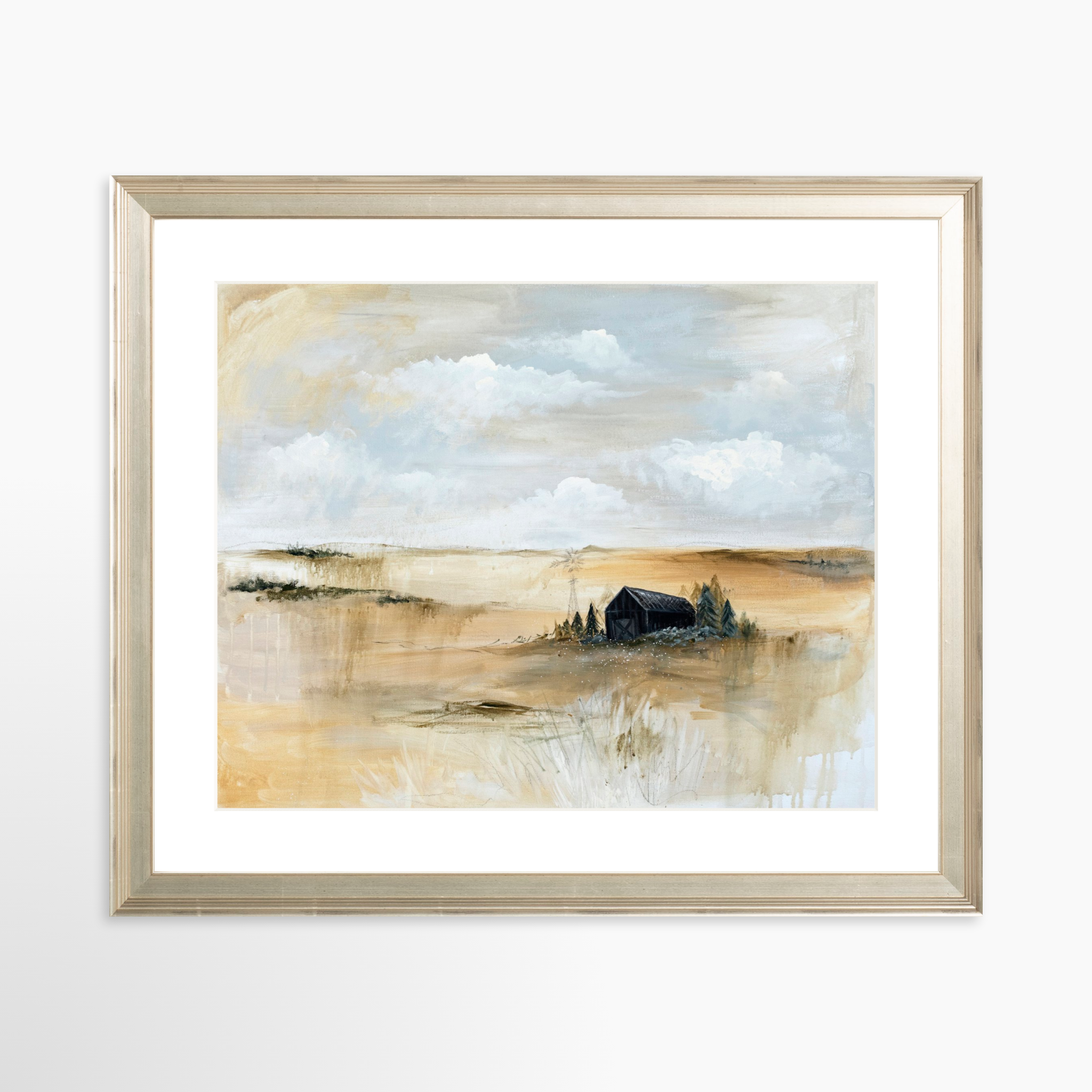 30x24 / Certificate Silver Frame + White Mat