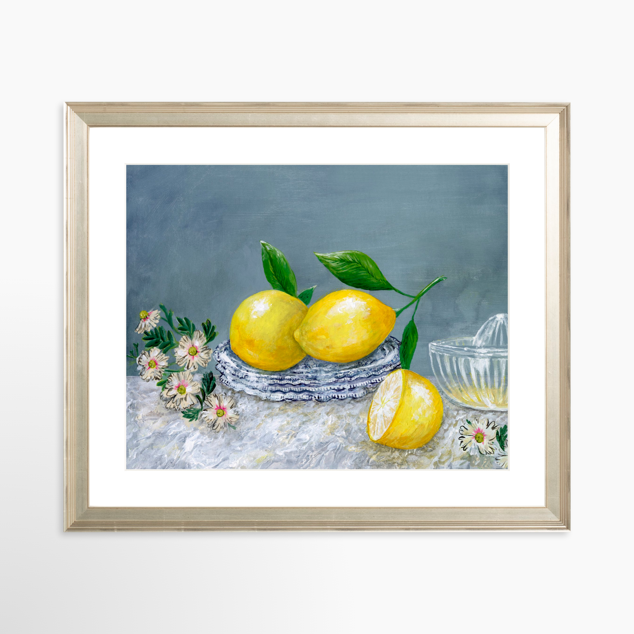 30x24 / Certificate Silver Frame + White Mat