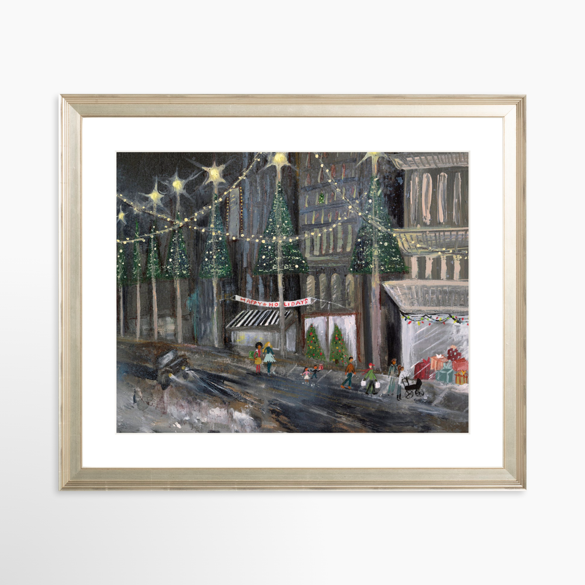 30x24 / Certificate Silver Frame + White Mat