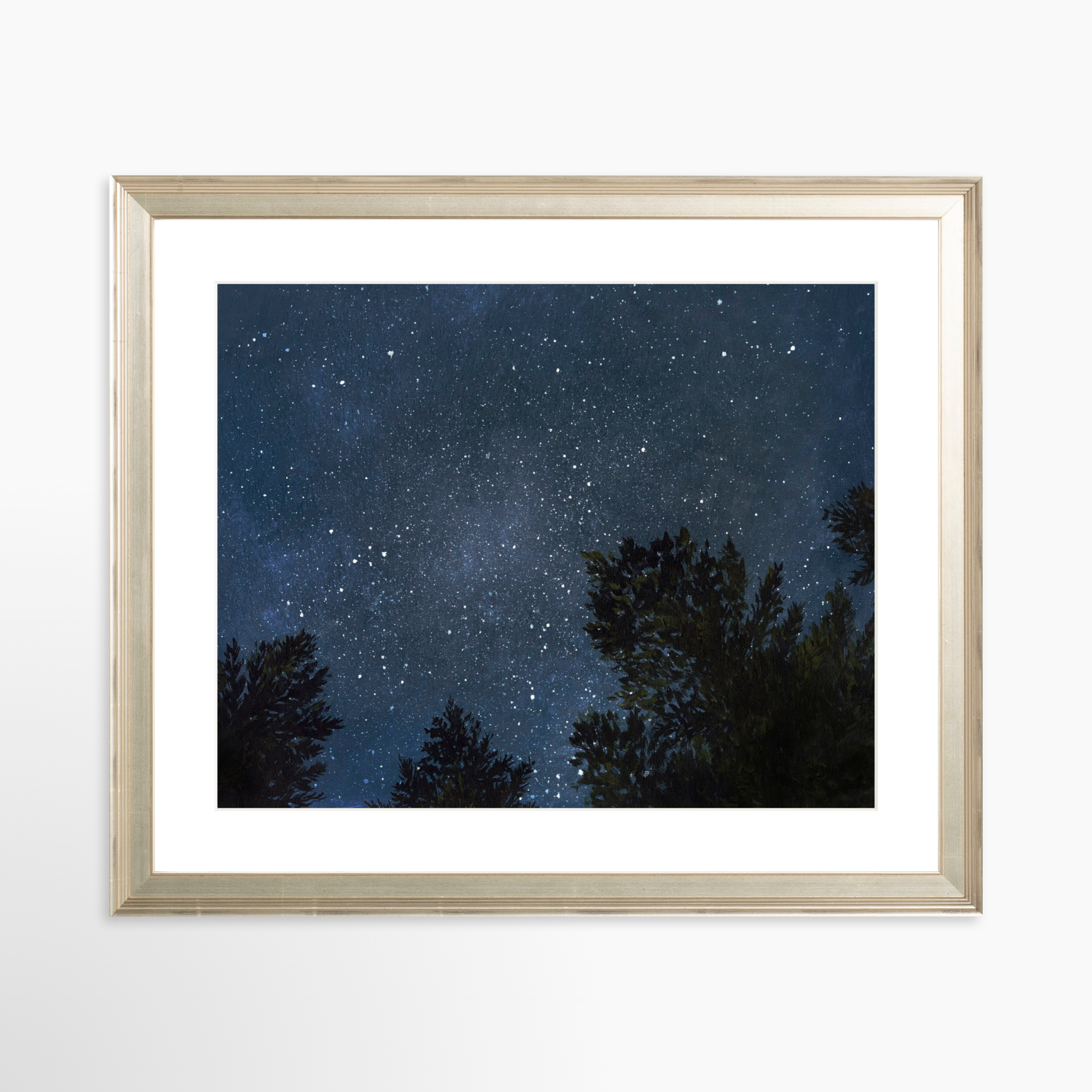 30x24 / Certificate Silver Frame + White Mat