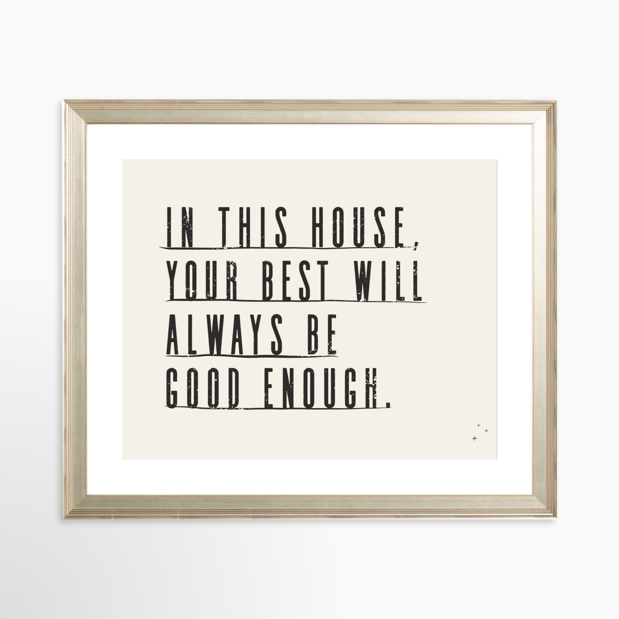 30x24 / Certificate Silver Frame + White Mat