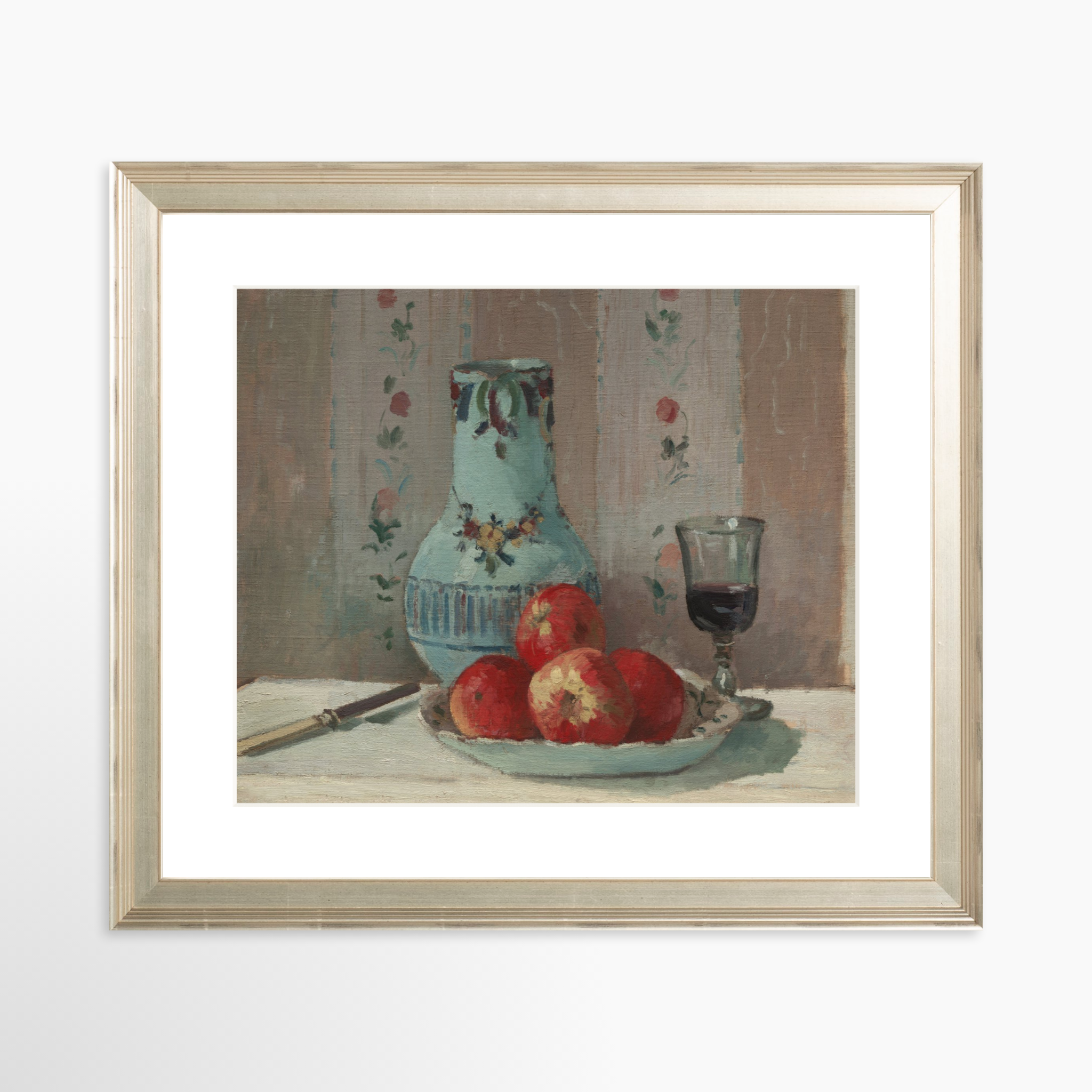 24x20 / Certificate Silver Frame + White Mat