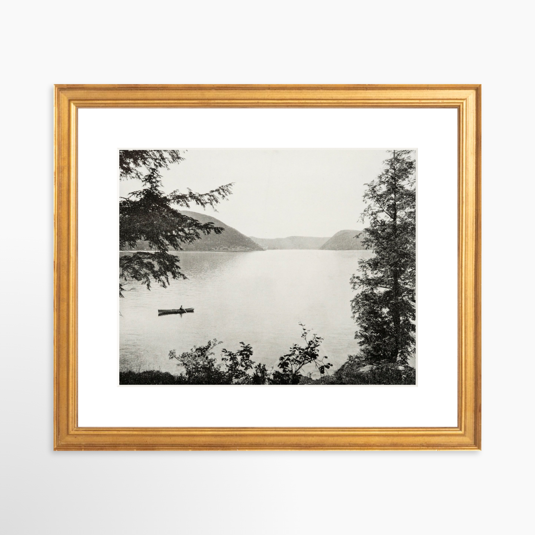 10x8 / Certificate Gold Frame + White Mat