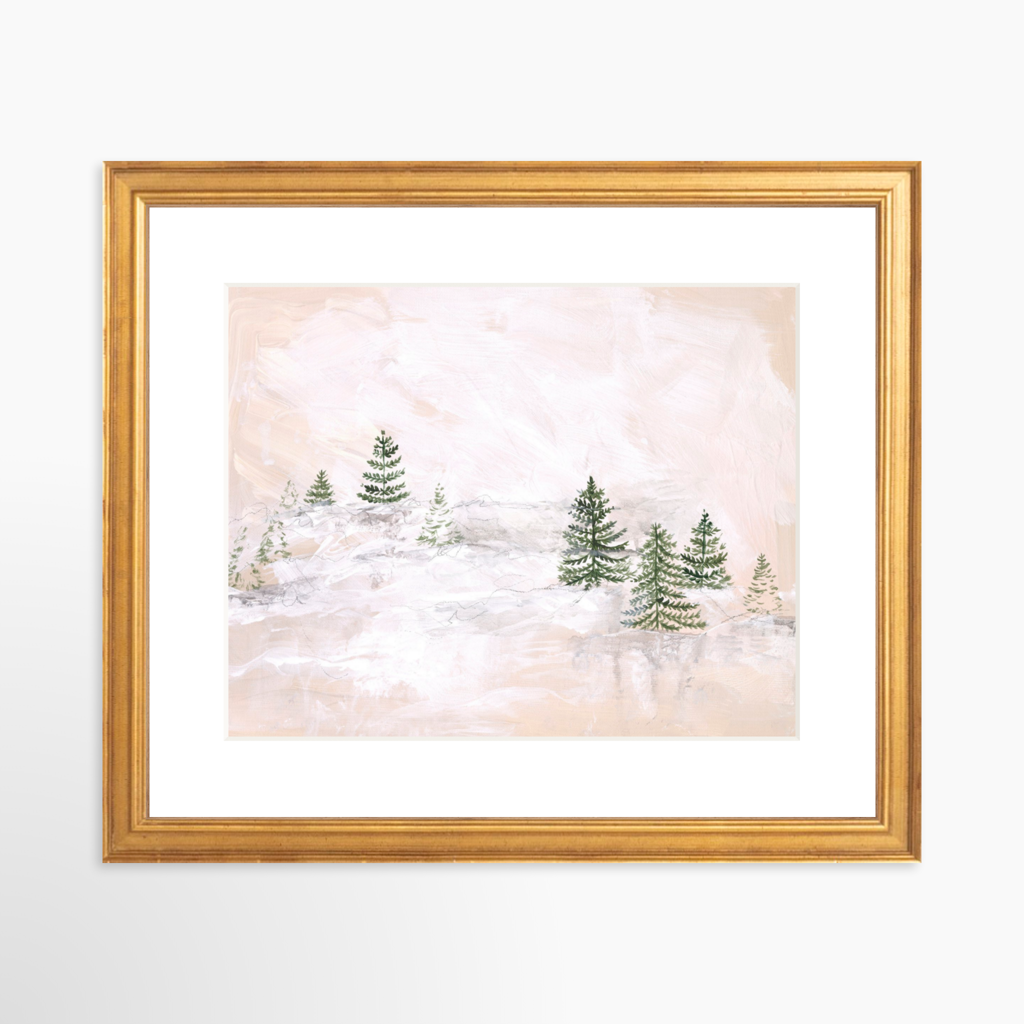 10x8 / Certificate Gold Frame + White Mat