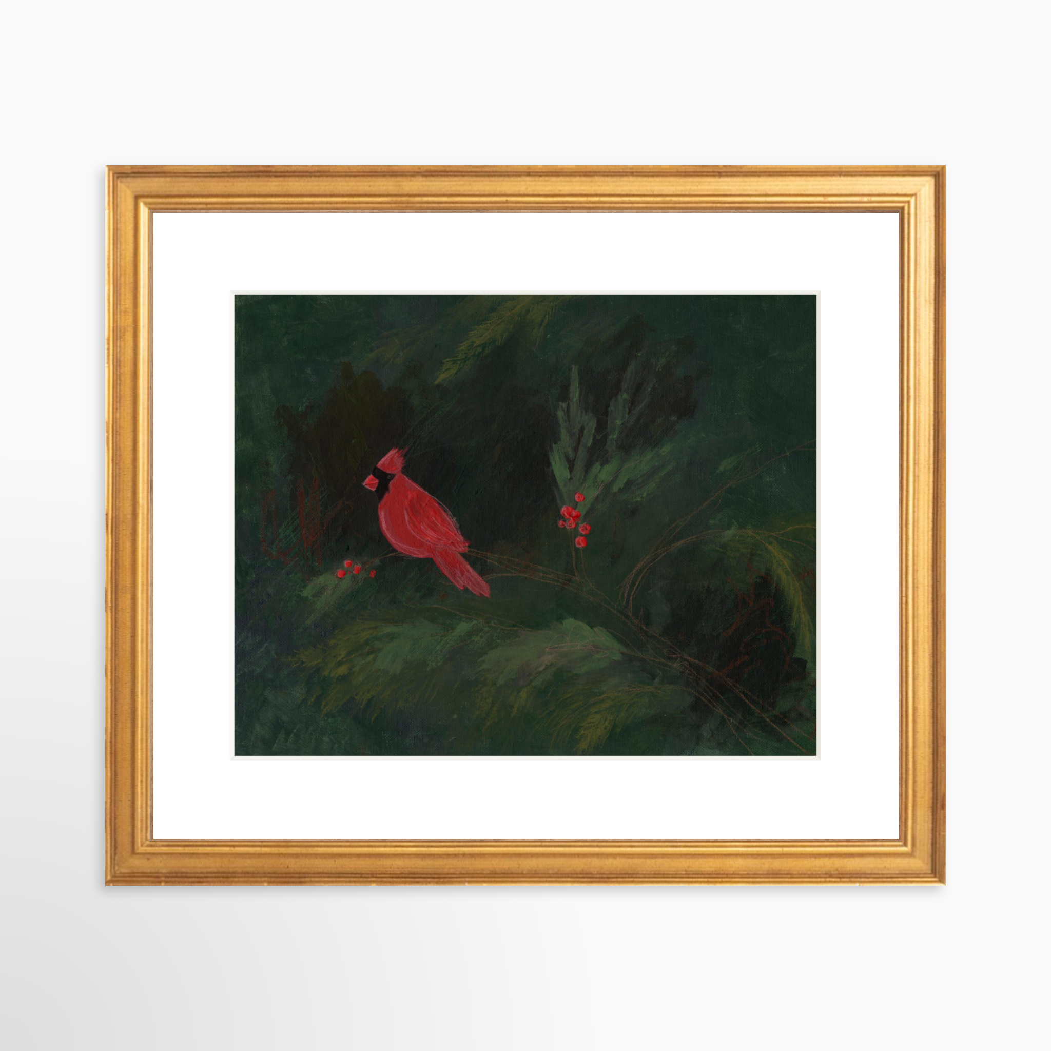 10x8 / Certificate Gold Frame + White Mat