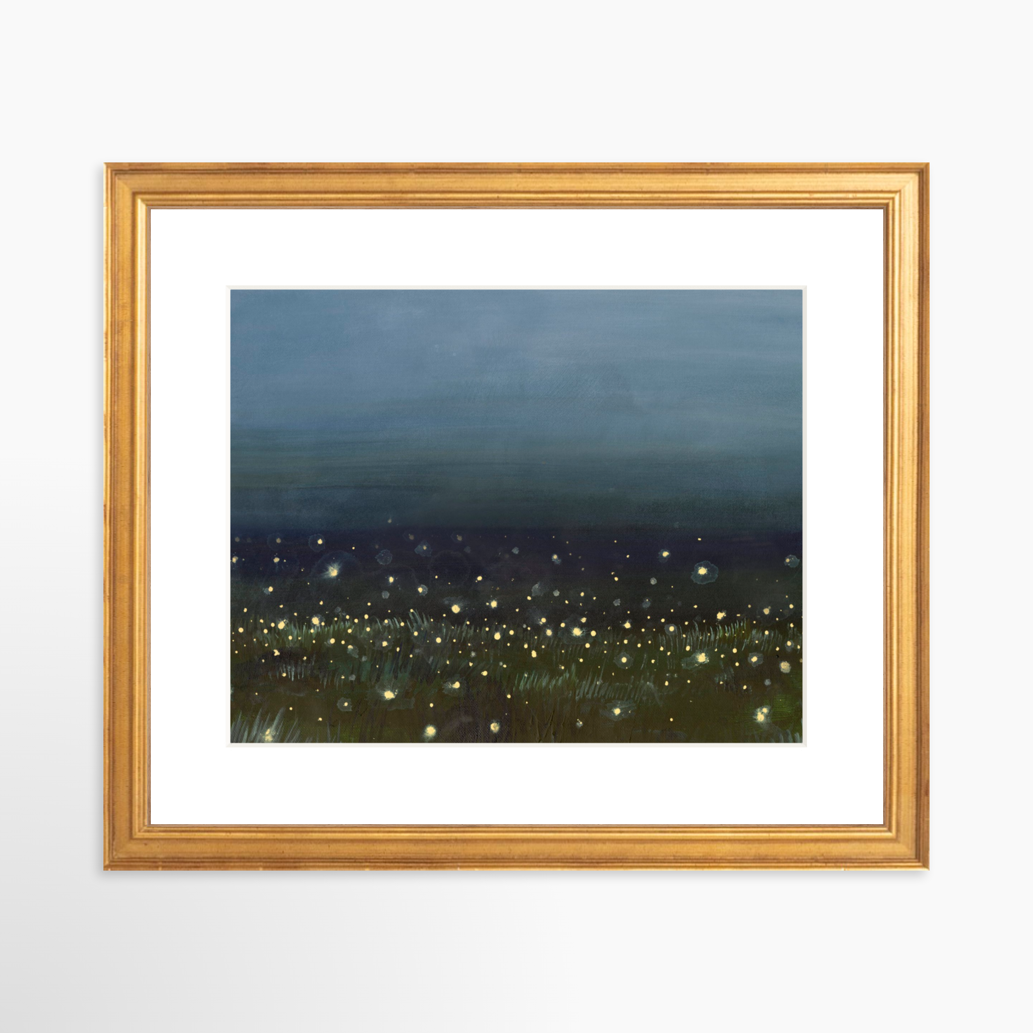 10x8 / Certificate Gold Frame + White Mat