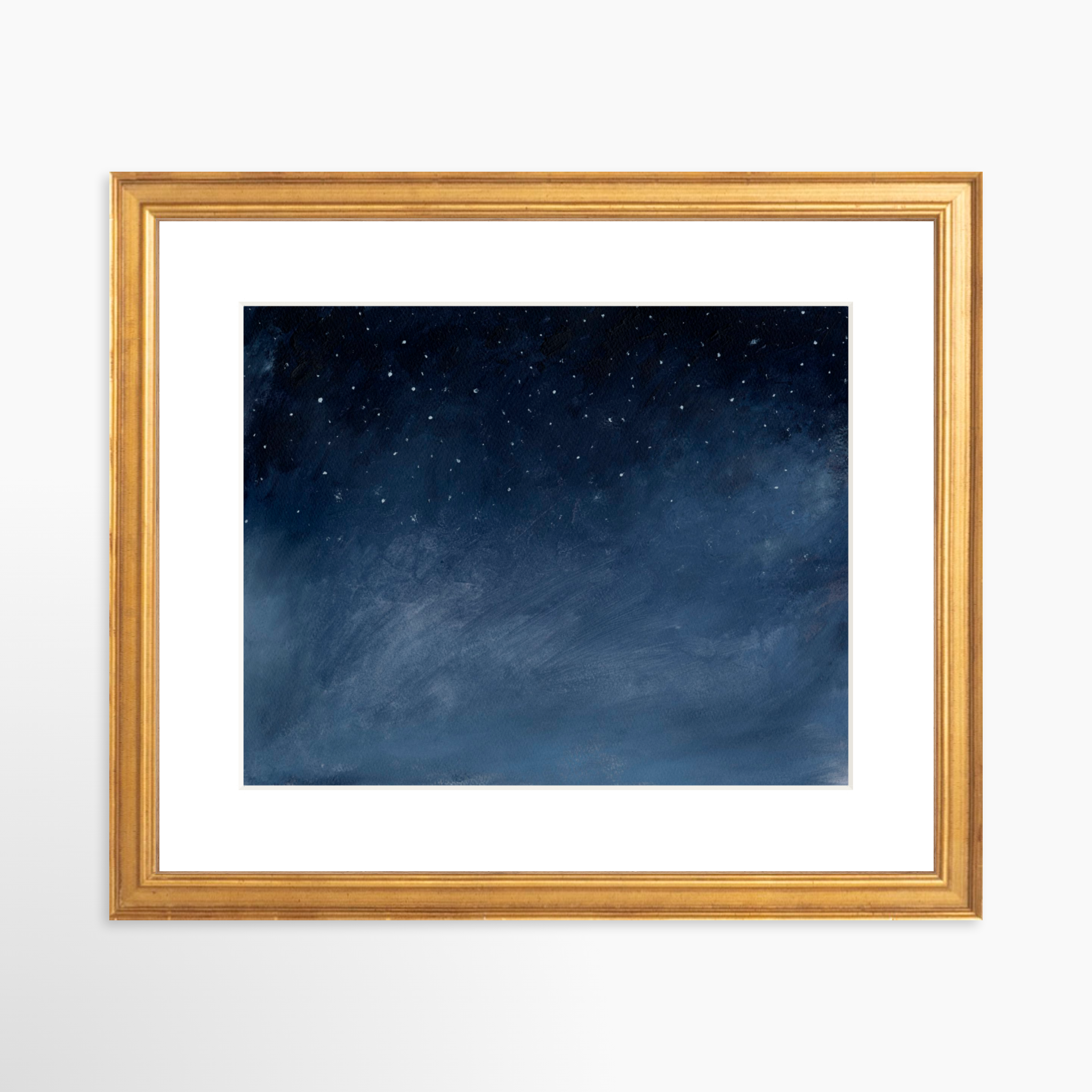 10x8 / Certificate Gold Frame + White Mat