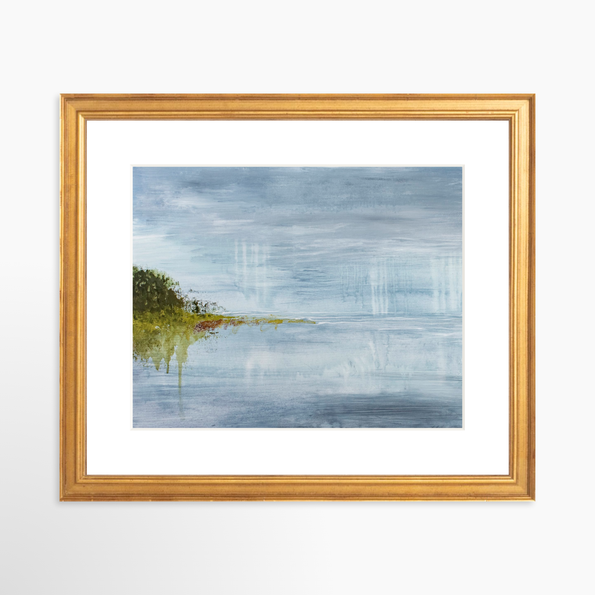 10x8 / Certificate Gold Frame + White Mat