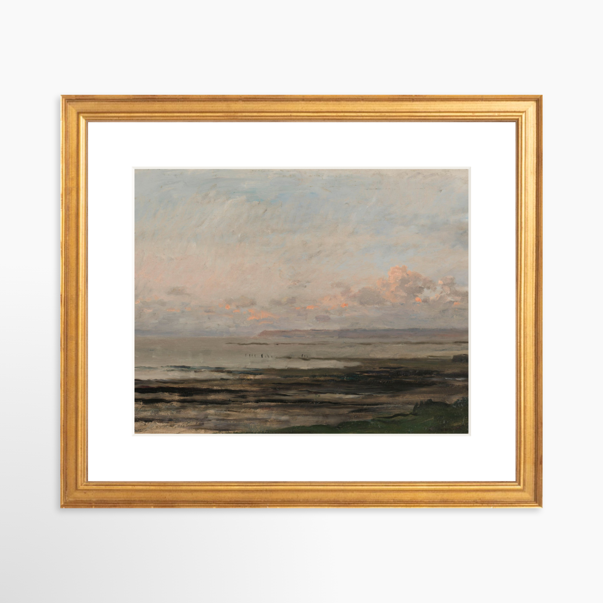 10x8 / Certificate Gold Frame + White Mat